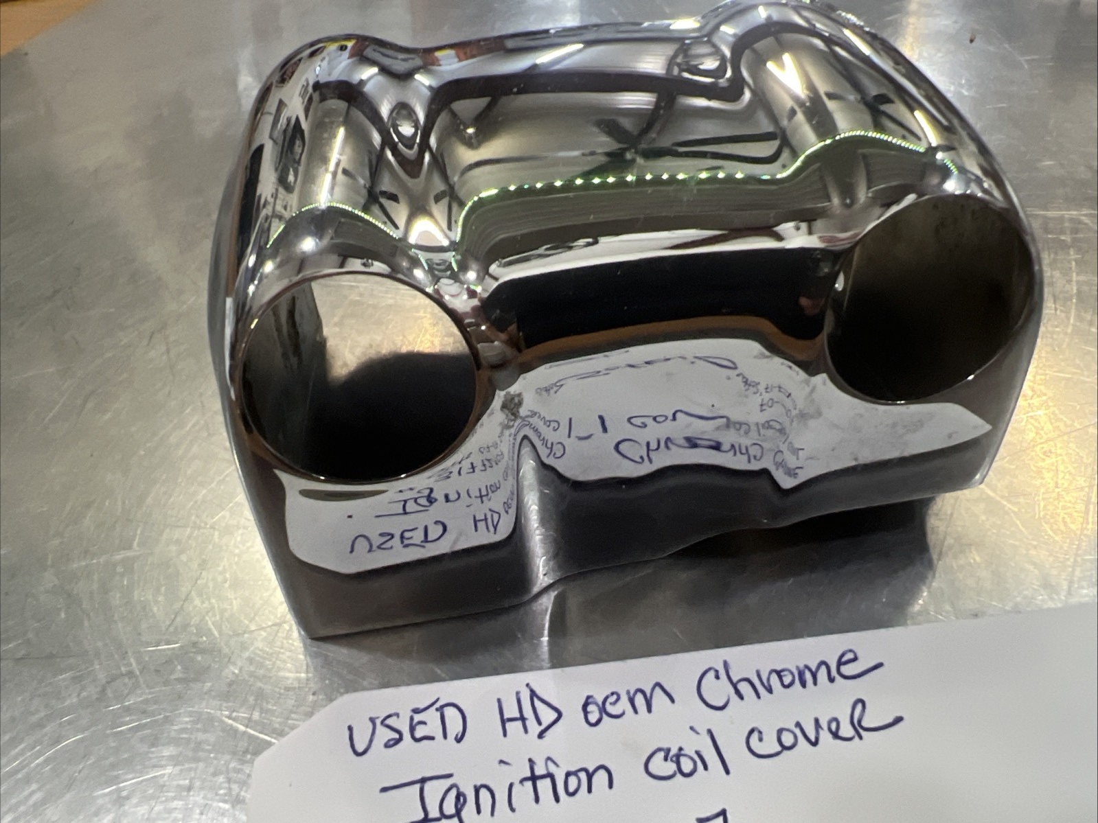 Harley Davidson oem Chrome Ignition Coil Cover #31772-07