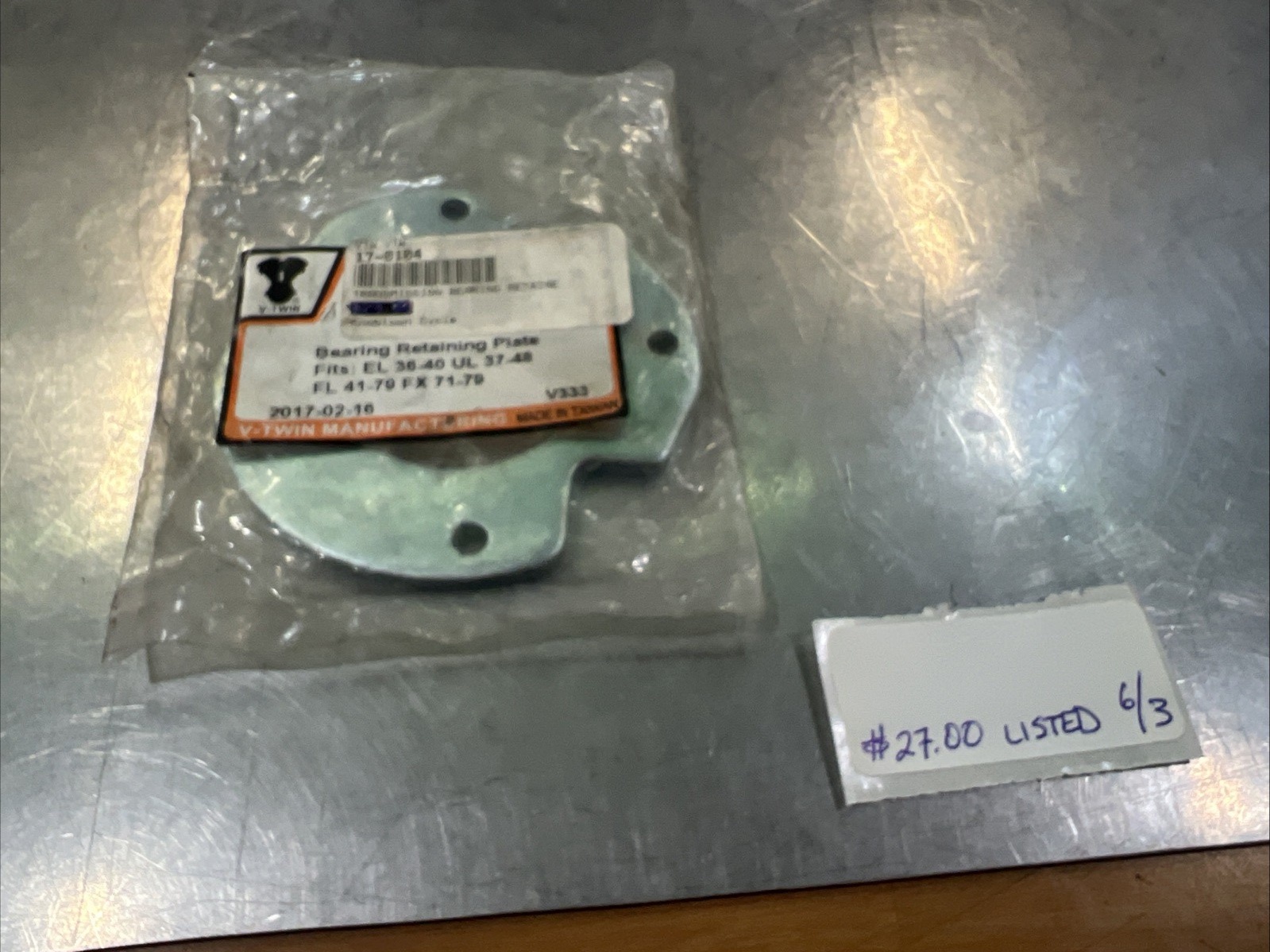 Bearing Retainer Plate For Harley #17-0104 | Knobtown Cycle