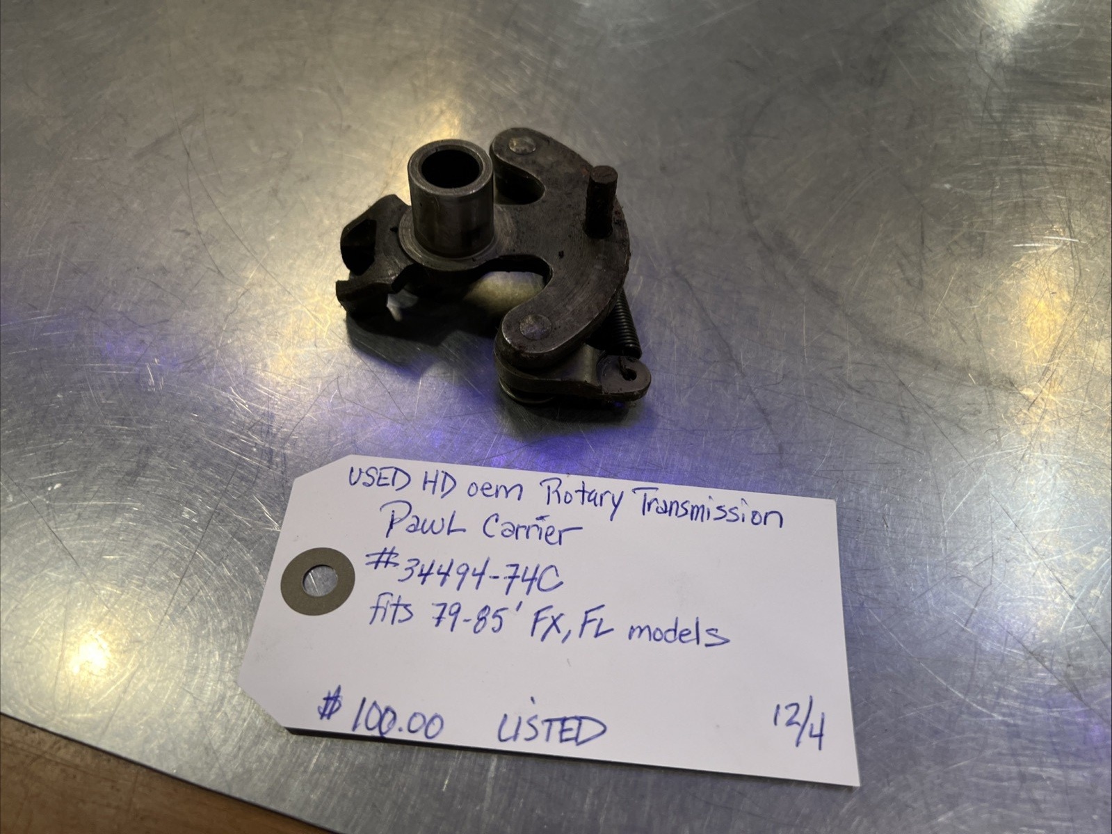 Harley Davidson oem Rotary Transmission Pawl Carrier