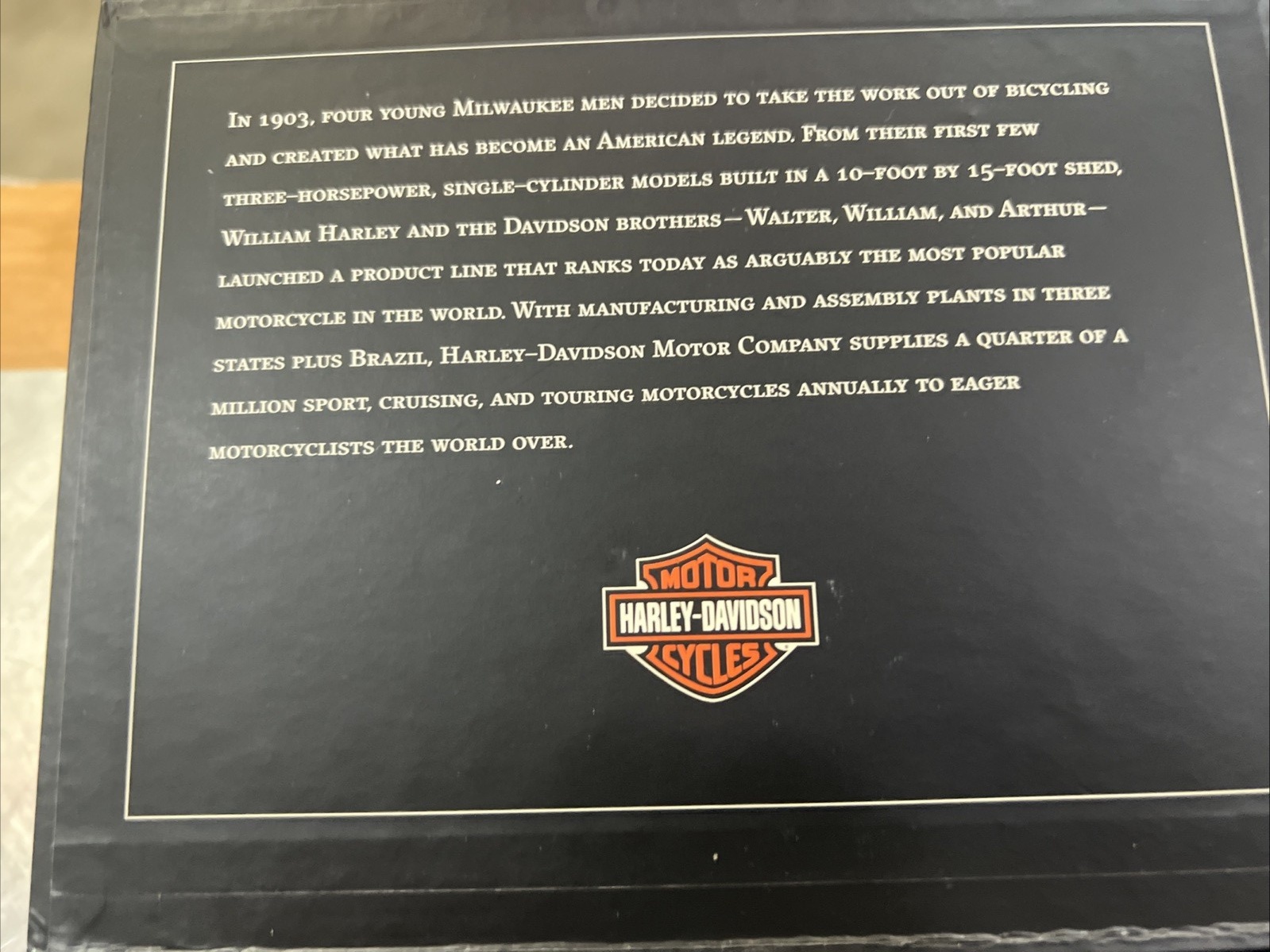 Harley Davidson 100TH Anniversary Edition Ornaments