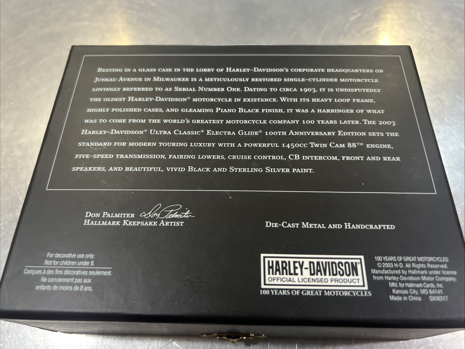 Harley Davidson 100TH Anniversary Edition Ornaments