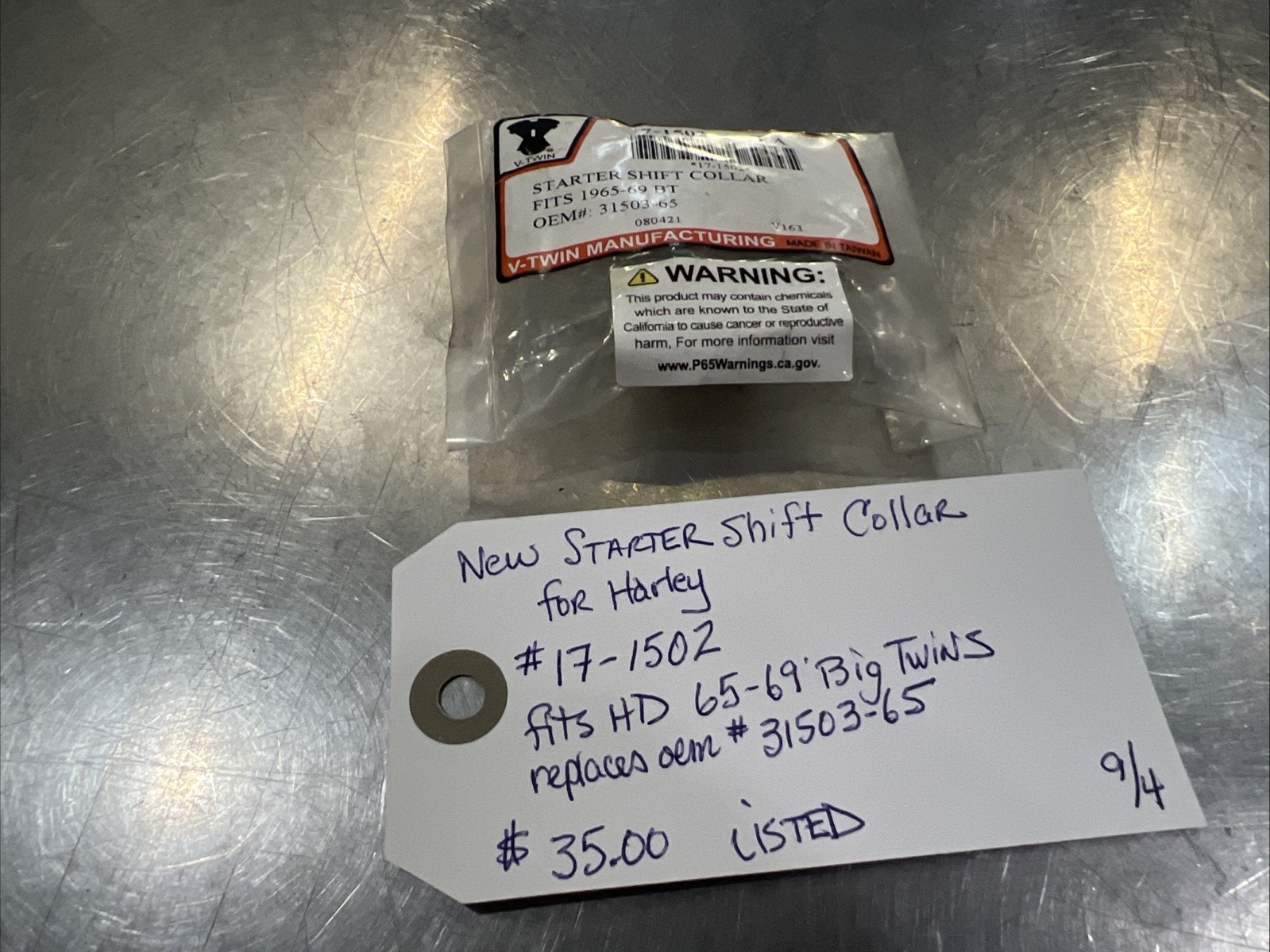 Starter Shift Collar For Harley #17-1502 | Knobtown Cycle