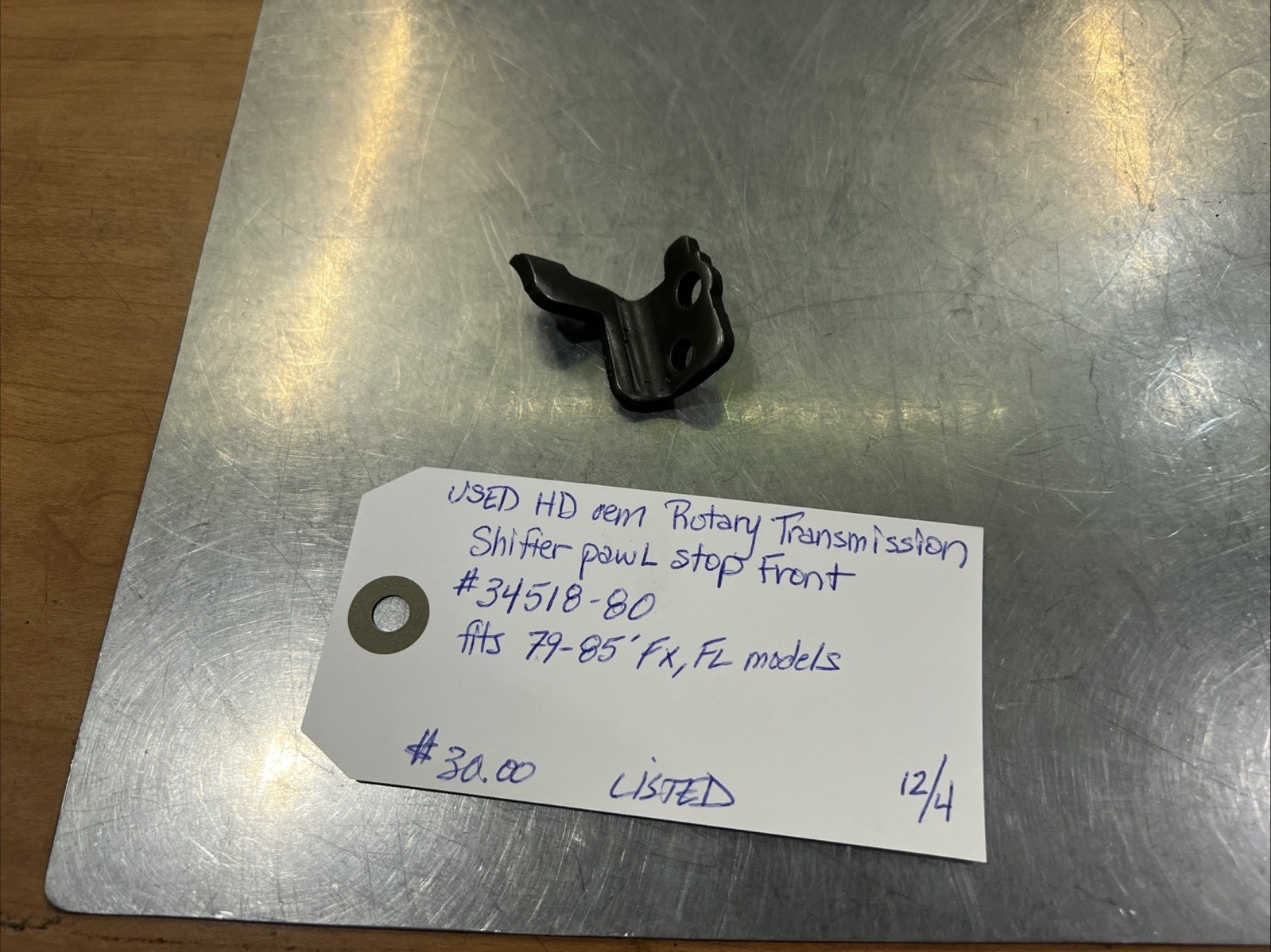 Harley Davidson oem Rotary Transmission Shifter Pawl Stop