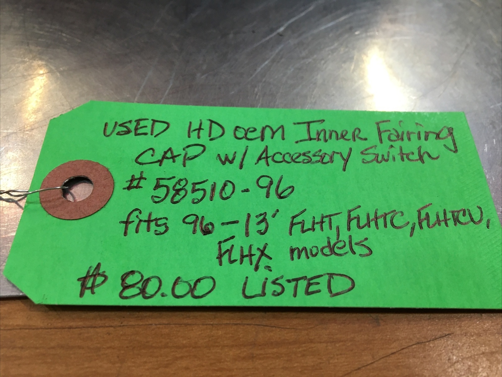 Harley Davidson oem Inner Fairing Cap W/Accessory Switch