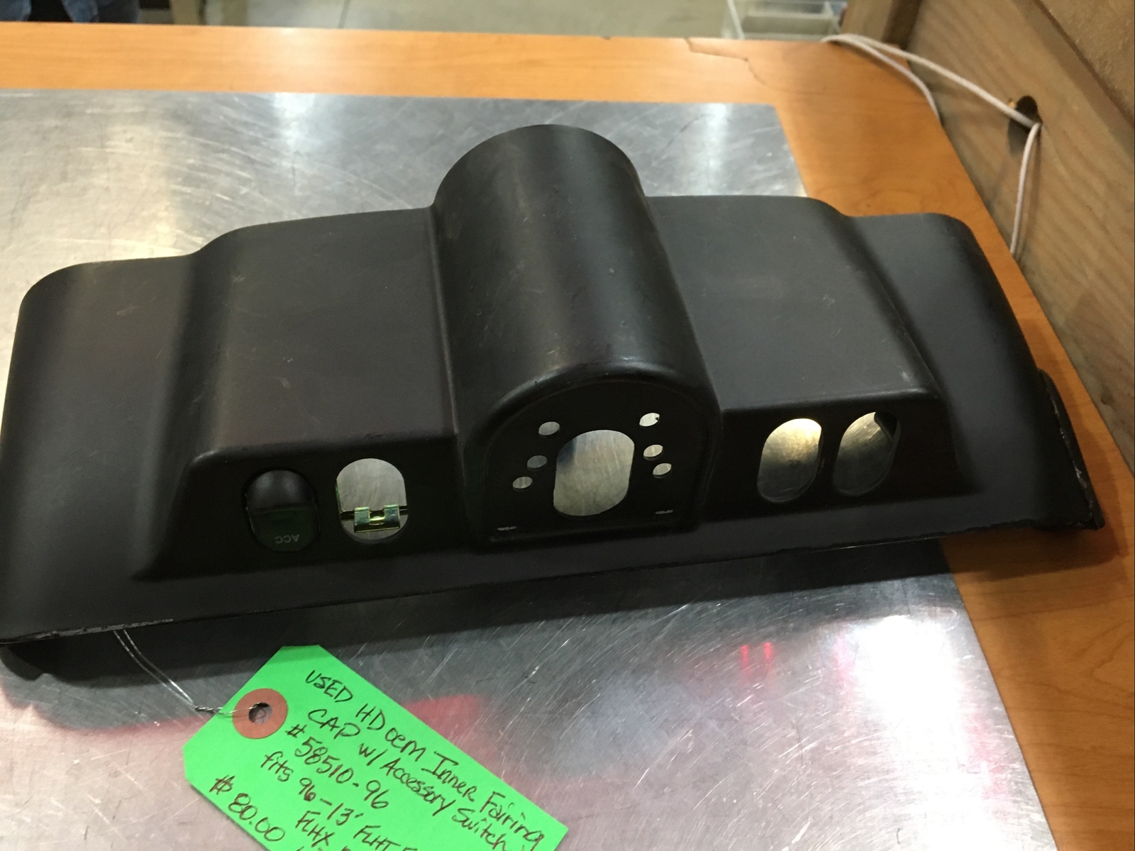 Harley Davidson oem Inner Fairing Cap W/Accessory Switch