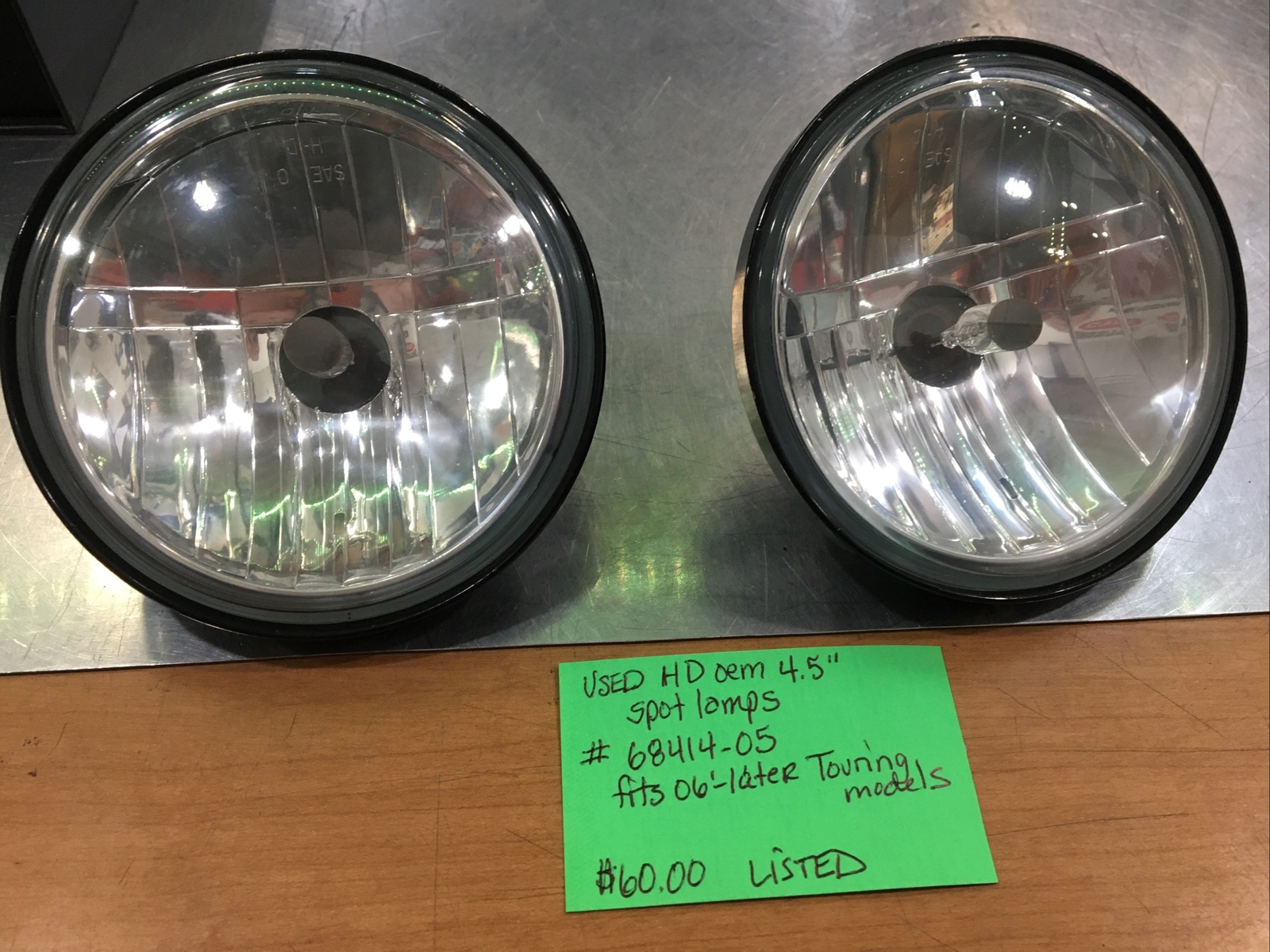 Harley Davidson oem 4.5” Spot Lamps #68414-05