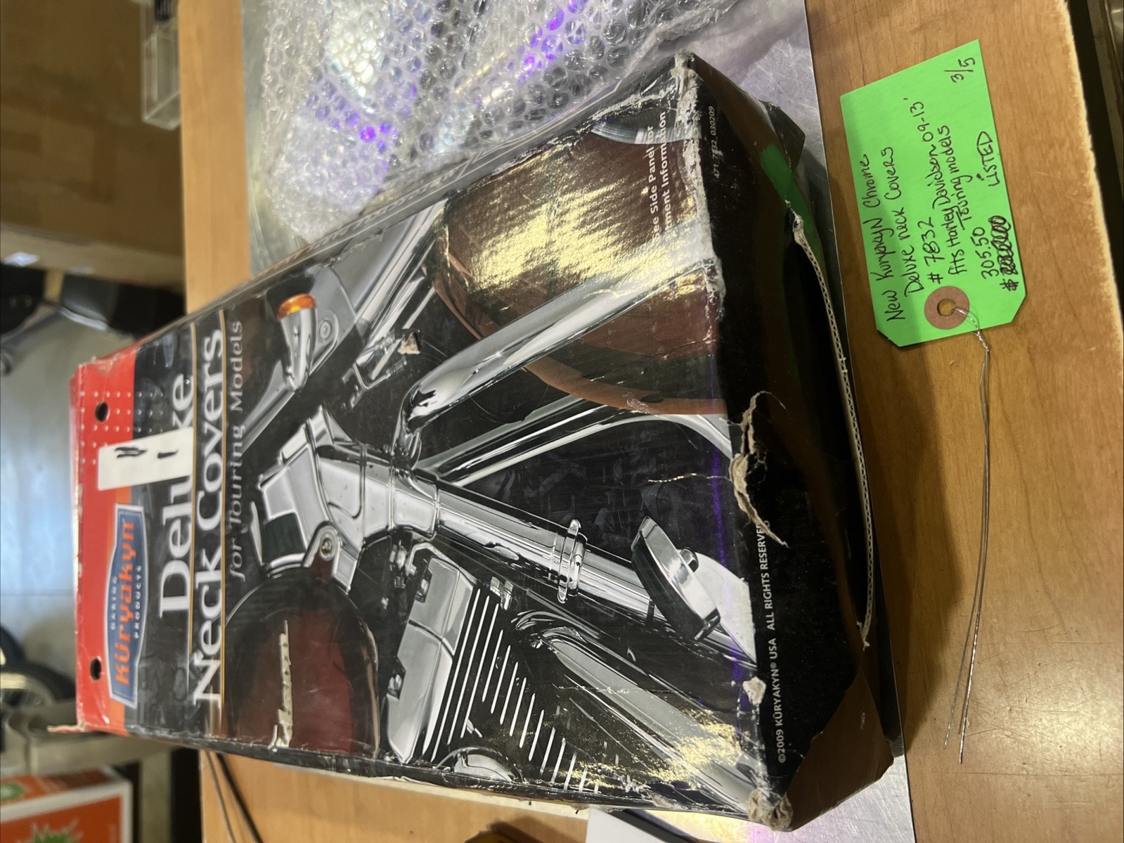 Chrome Deluxe Neck Covers #7832 | Knobtown Cycle Kansas City