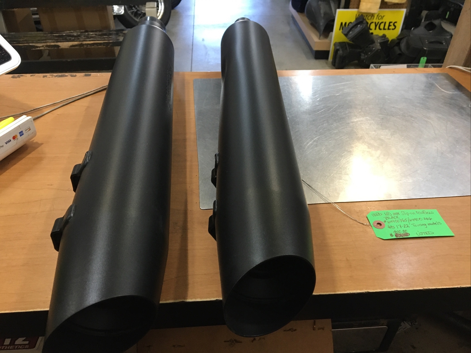 Harley Davidson oem Slip-on Mufflers Black