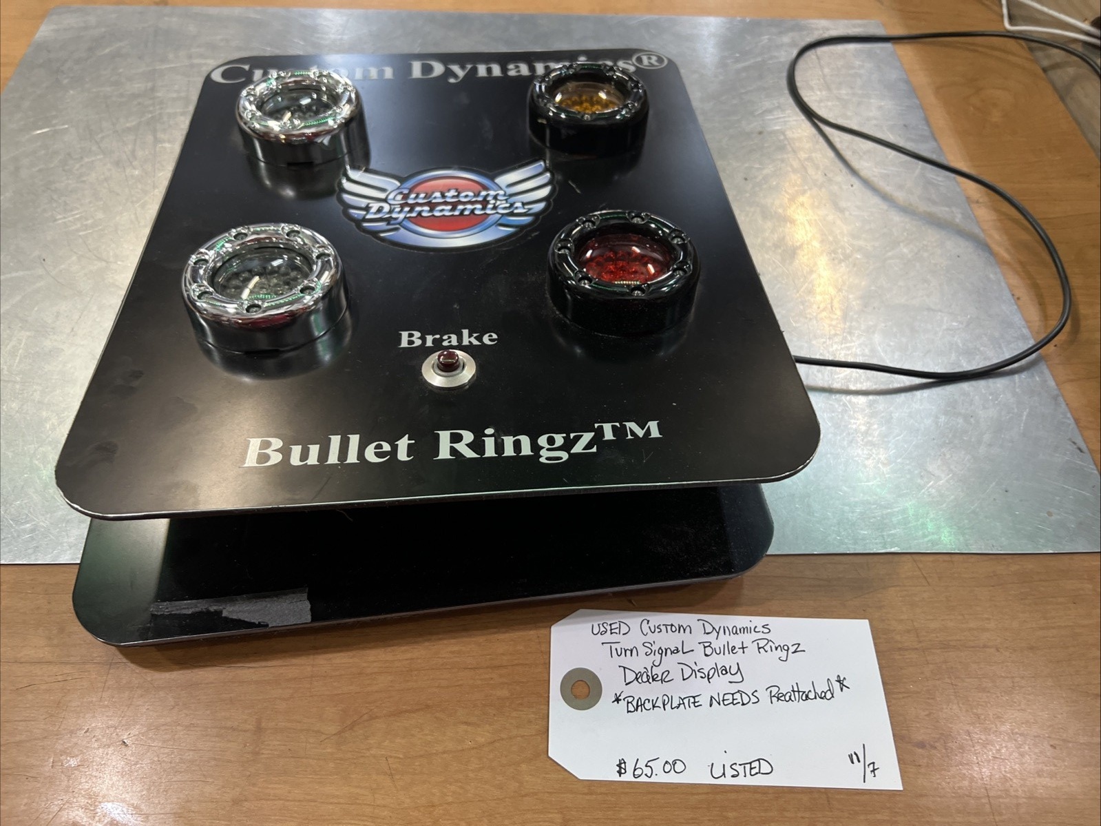Turn Signal Bullet Ringz Dealer Display | Knobtown Cycle
