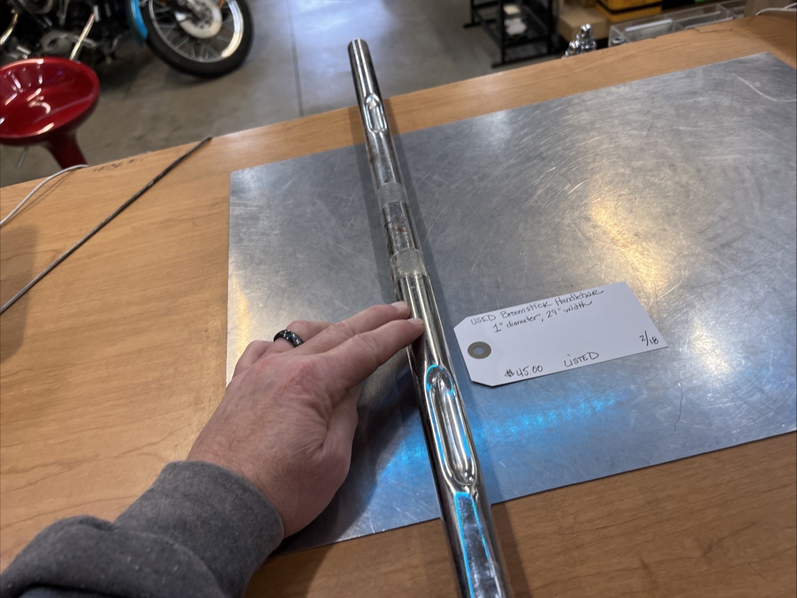 Broomstick Handlebar 1” Diameter 29” Width