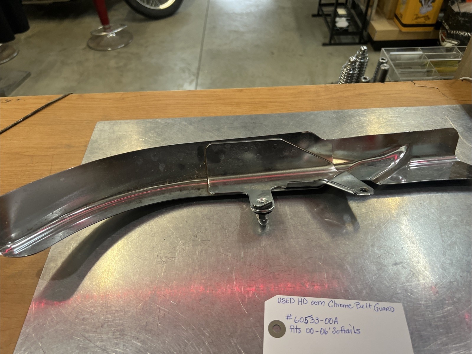 Harley Davidson oem Chrome Belt Guard #60533-00A