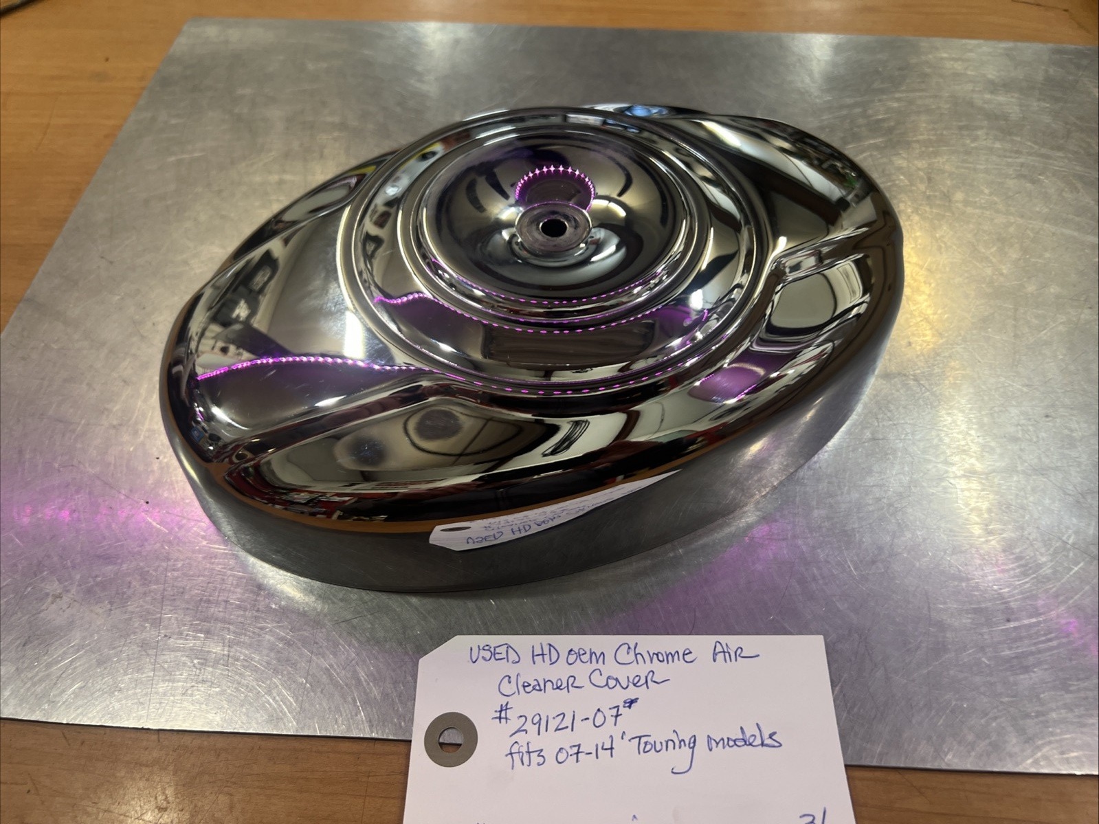 Harley Davidson oem Chrome Air Cleaner Cover #29121-07