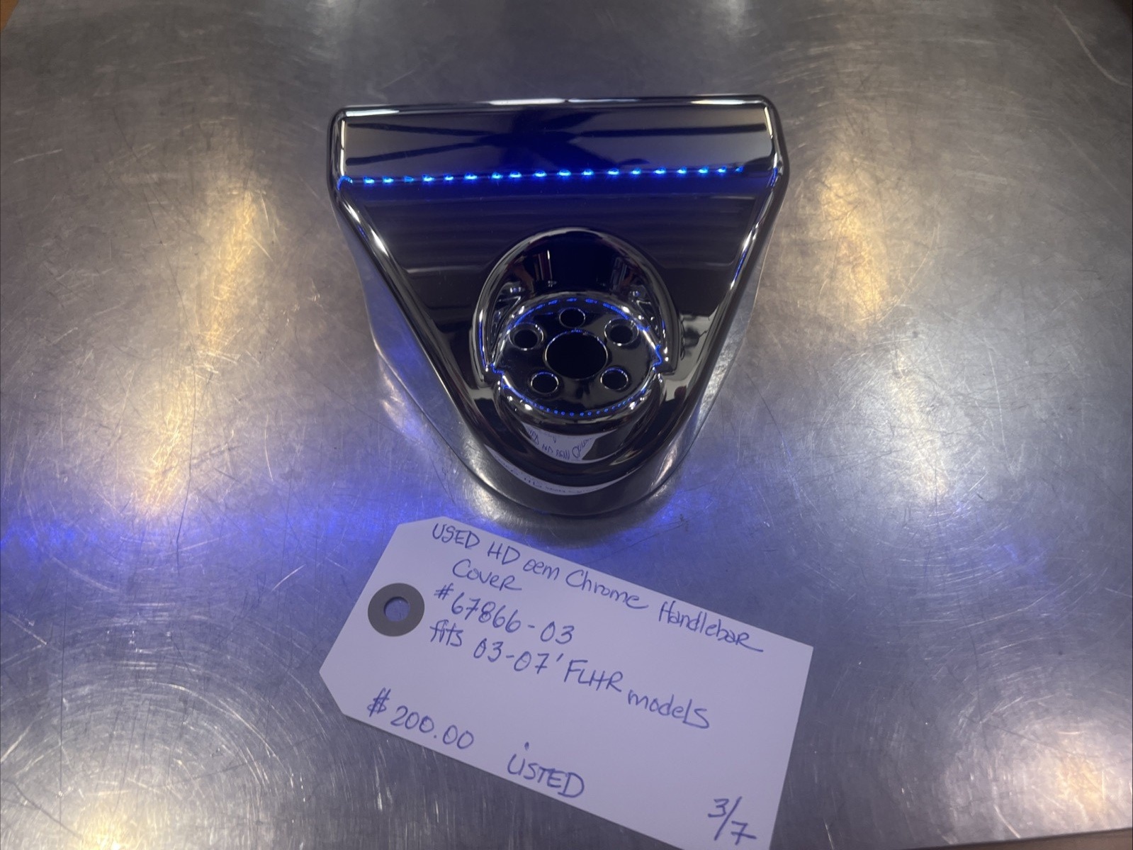 Harley Davidson oem Chrome Handlebar Cover #67866-03