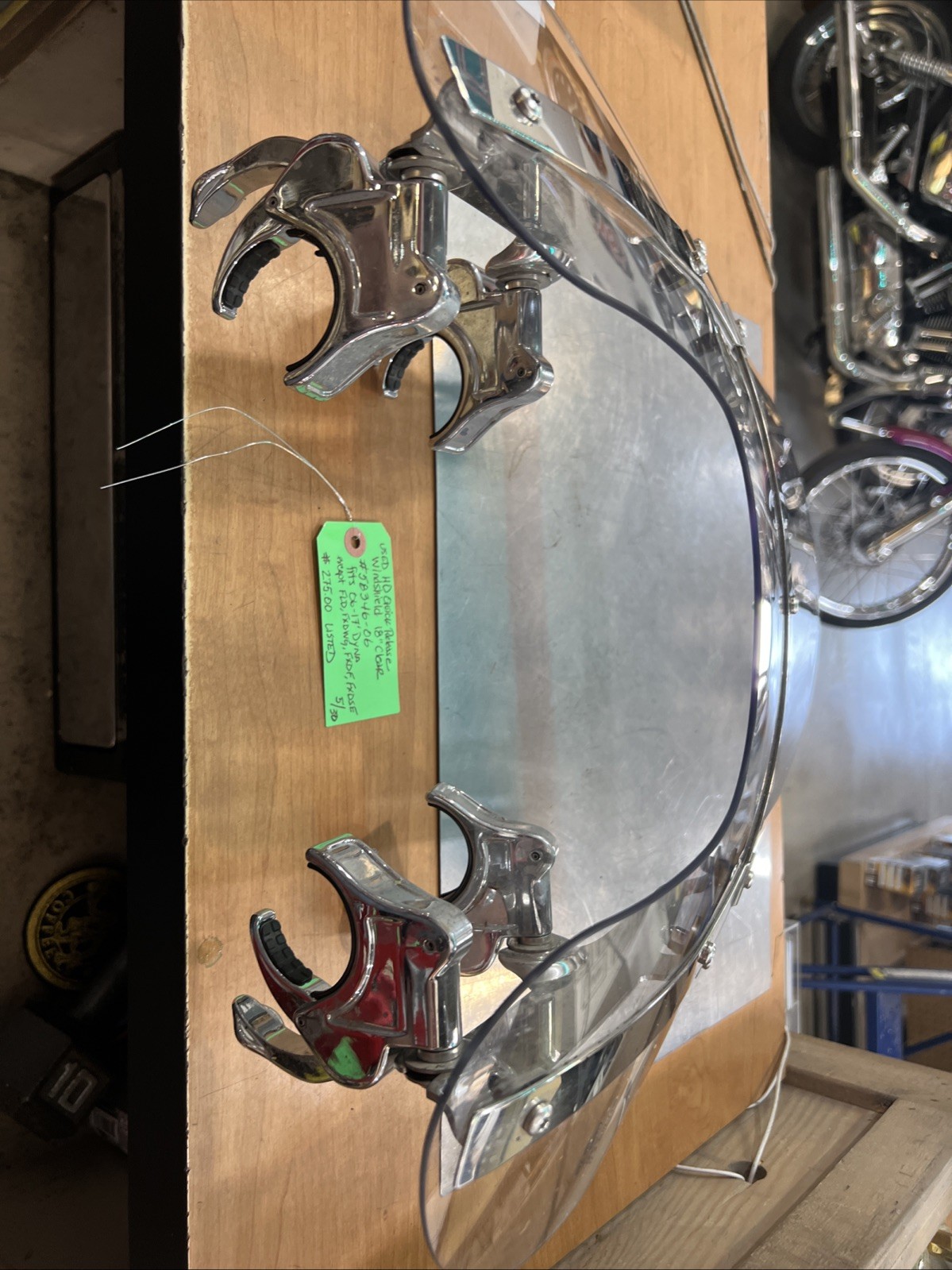 Harley Davidson Quick Release Windshield 18” Clear #58346-06