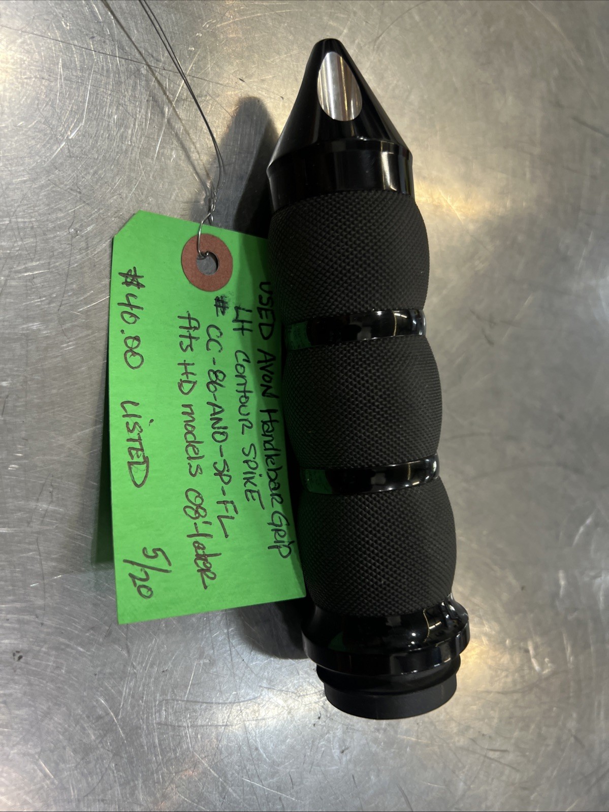 Avon Handlebar Grip LH Contour Spike #CC-86-ANO-SP-FL