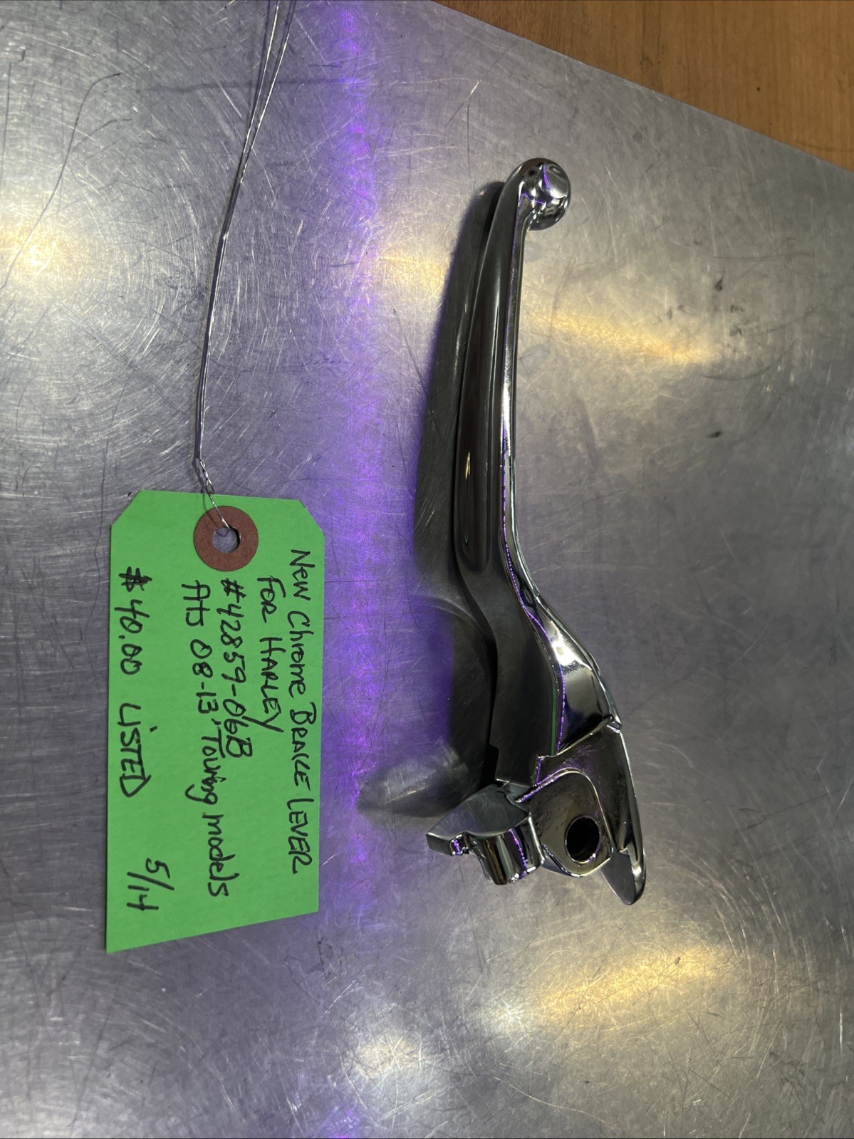 Chrome Brake Lever For Harley #42859-06B