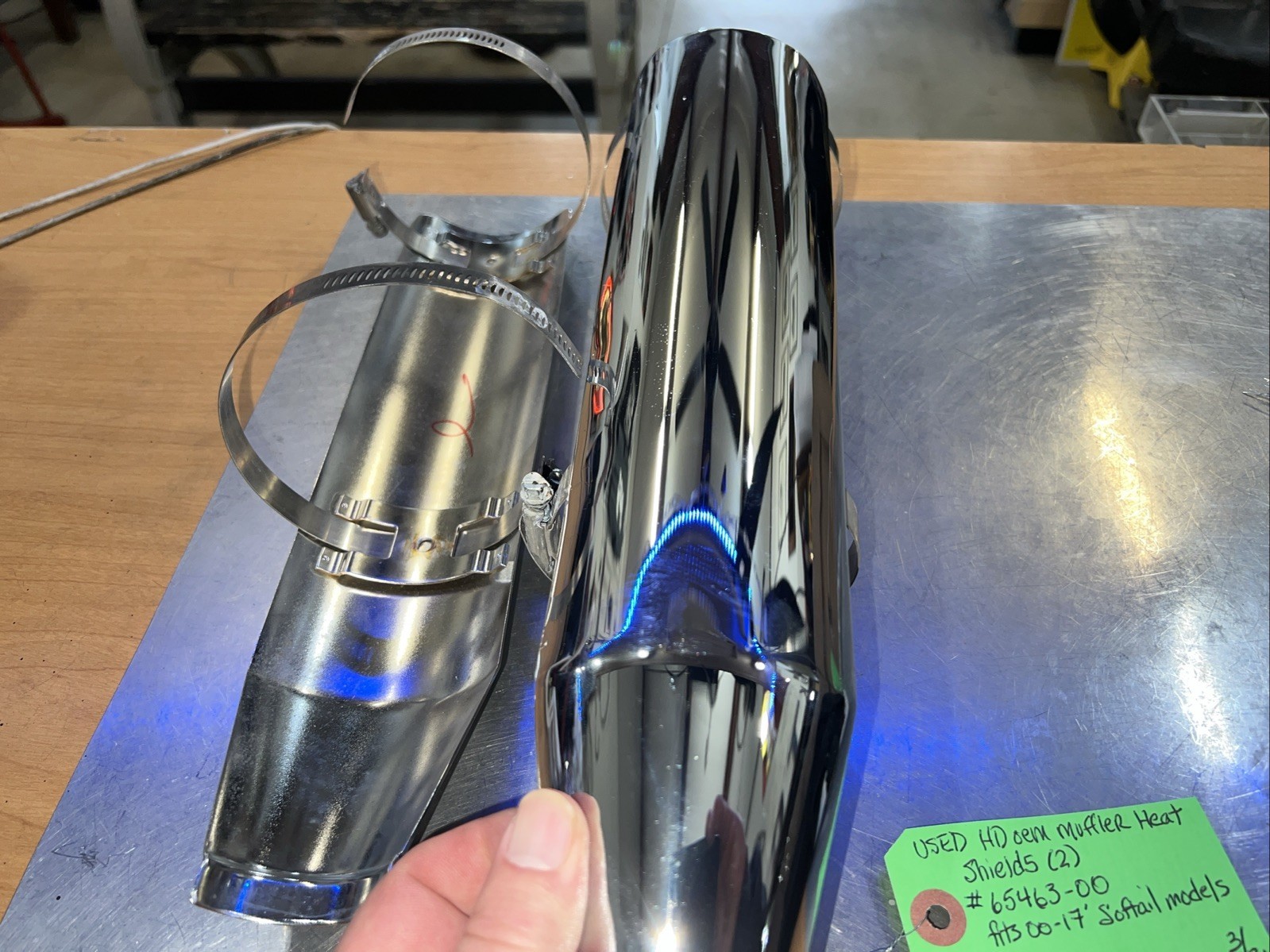 Harley Davidson oem Muffler Heat Shields #65463-00