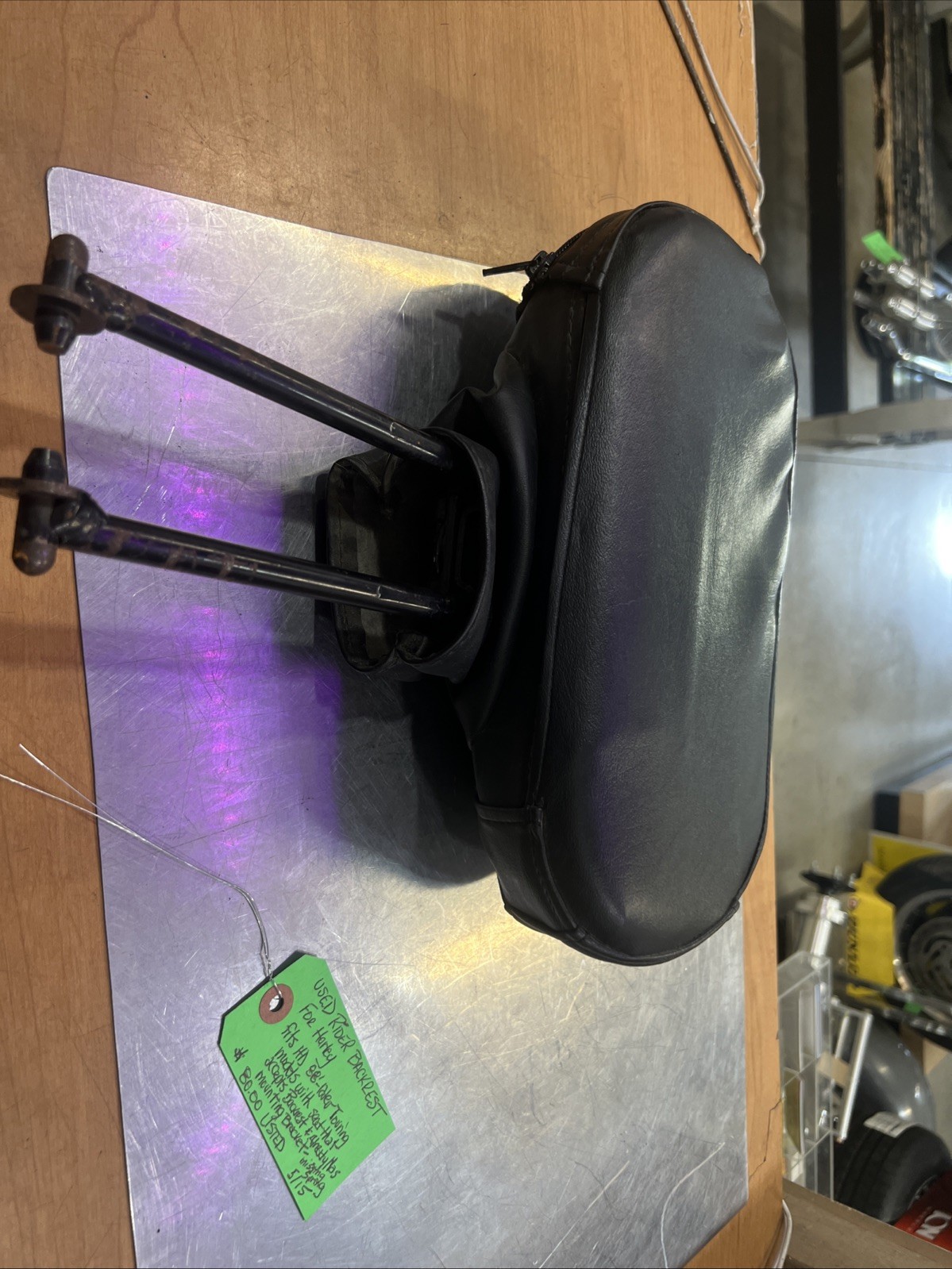 Rider Backrest For Harley