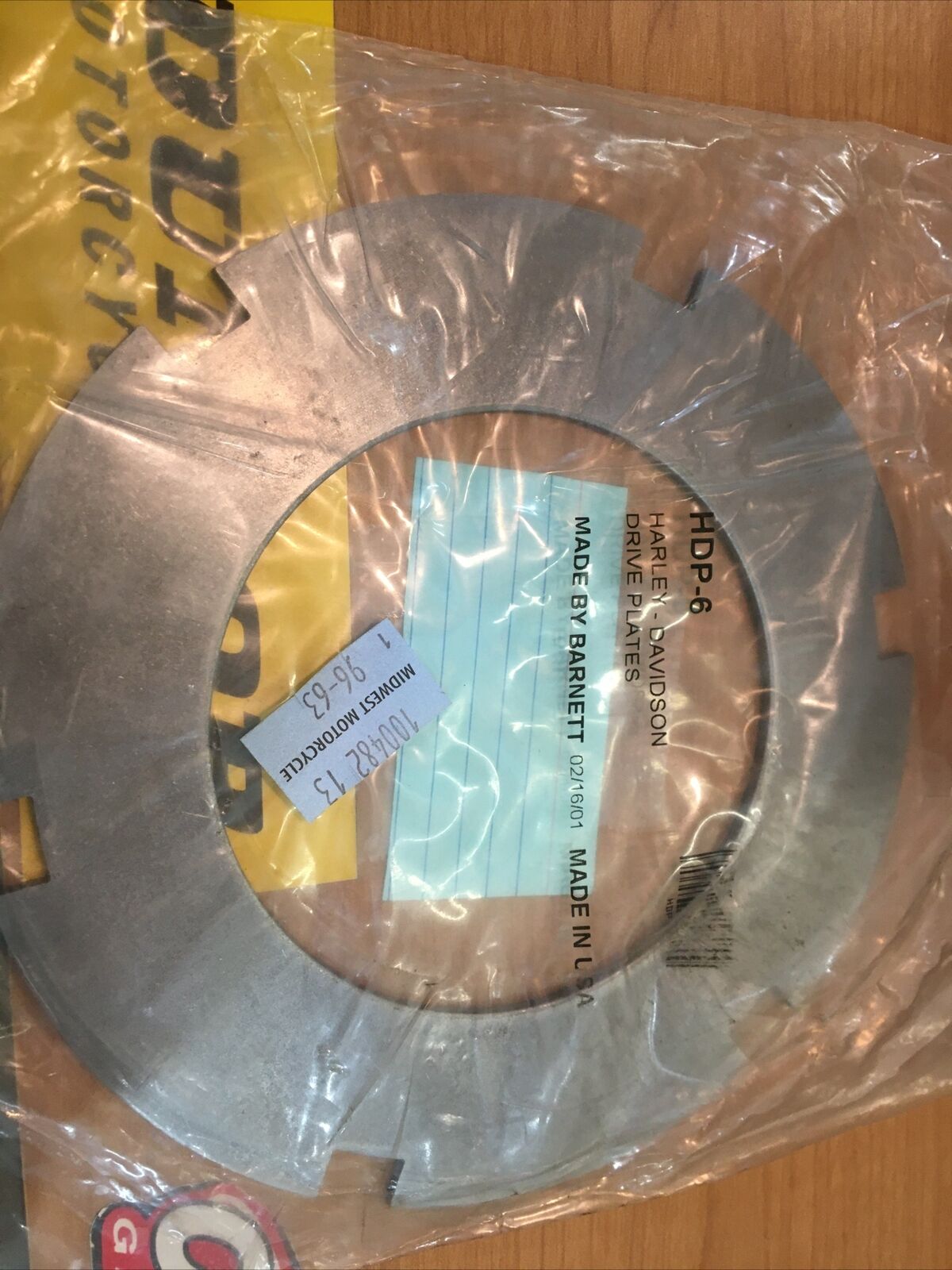 Barnett clutch drive plate #HDP-6