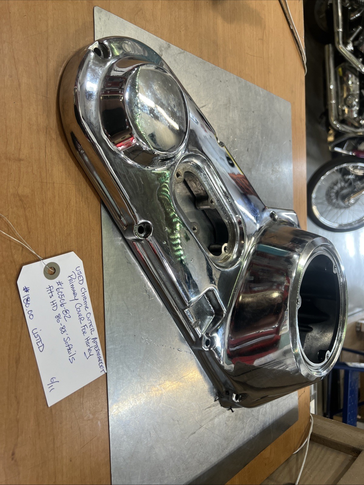 Chrome Outer Primary Cover For Harley Aftermarket #60506-82