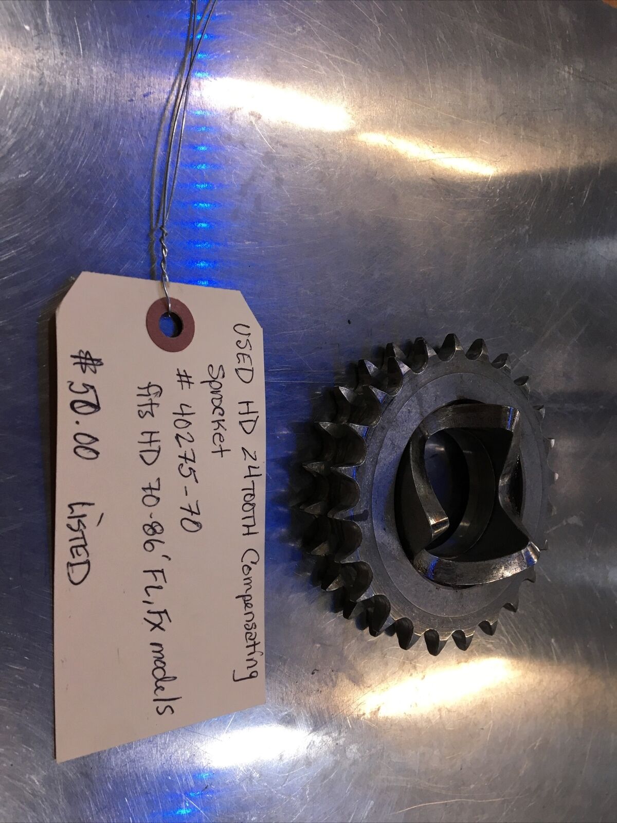 Harley Davidson 24 Tooth Compensating Sprocket #40275-70