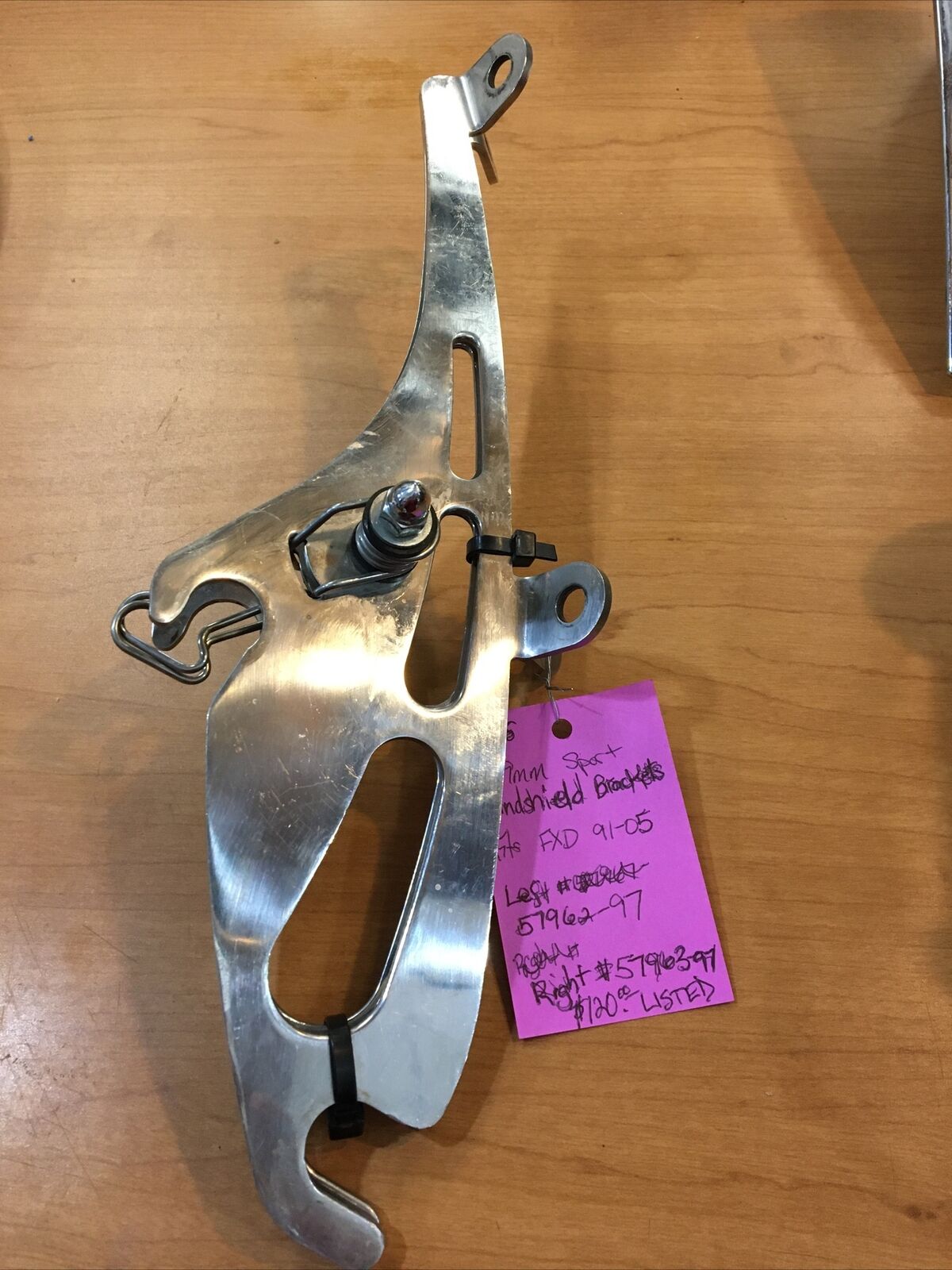 Harley Davidson 39mm Sport Windshield Mounting Brackets #57962-97/57963-97