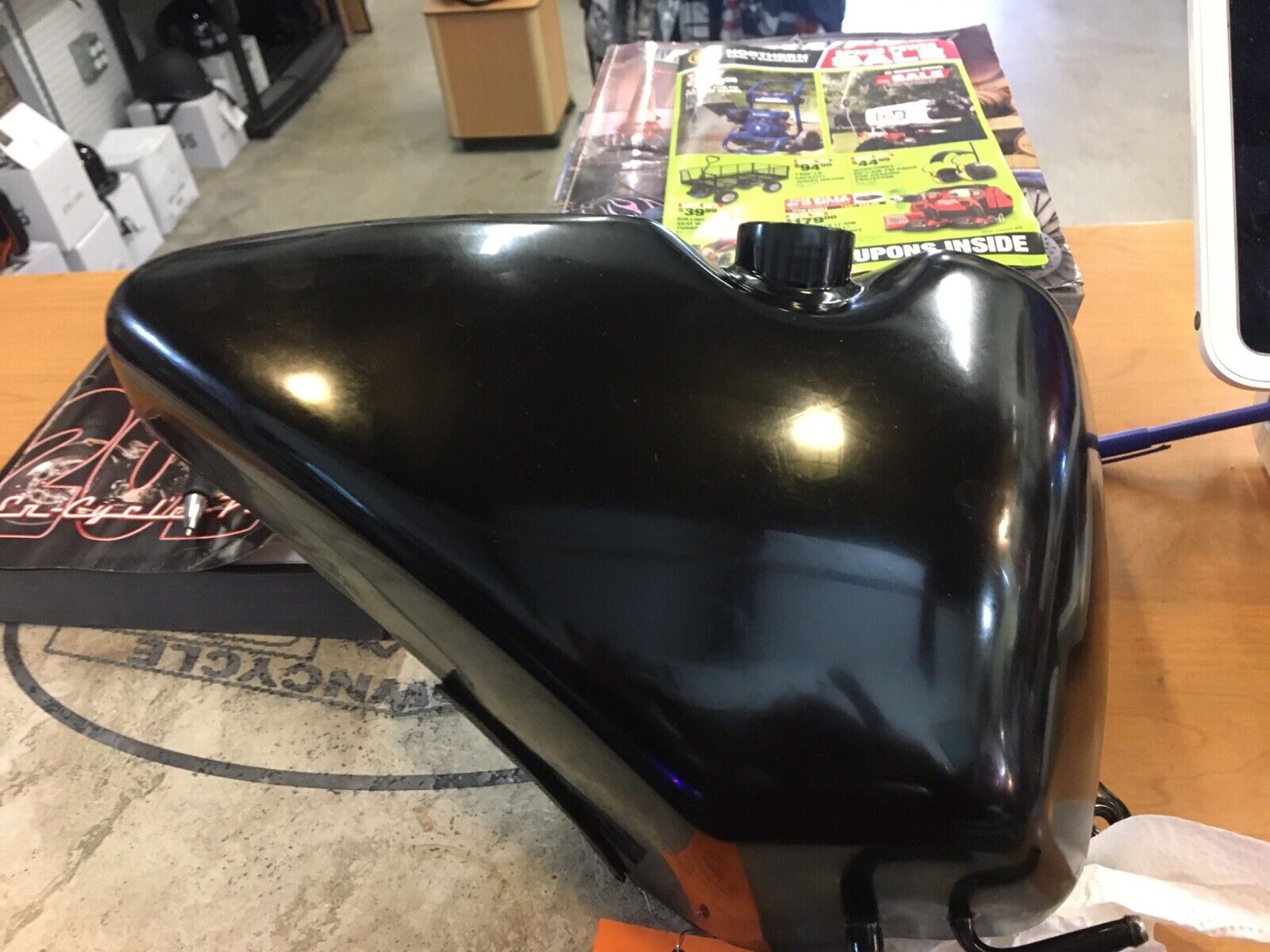 Harley Davidson Side Fill Black Oil Tank #62475-94