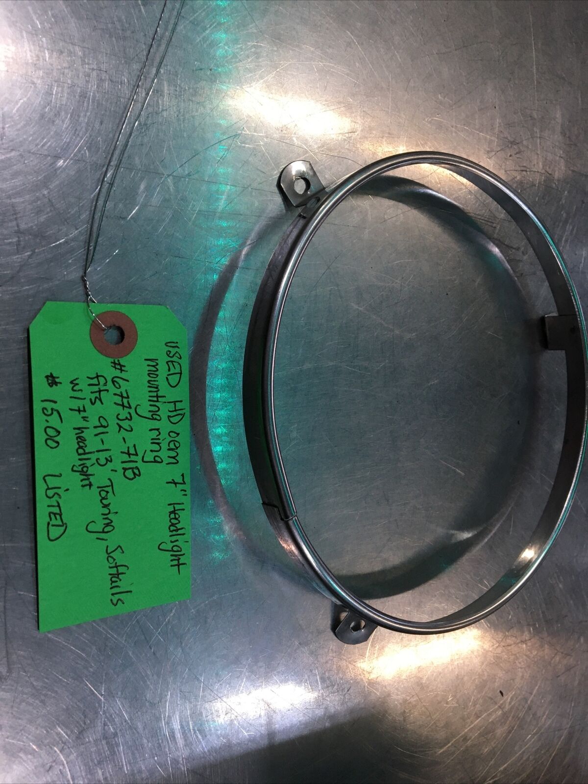 Harley Davidson oem 7” Headlight Mounting Ring #67732-71B