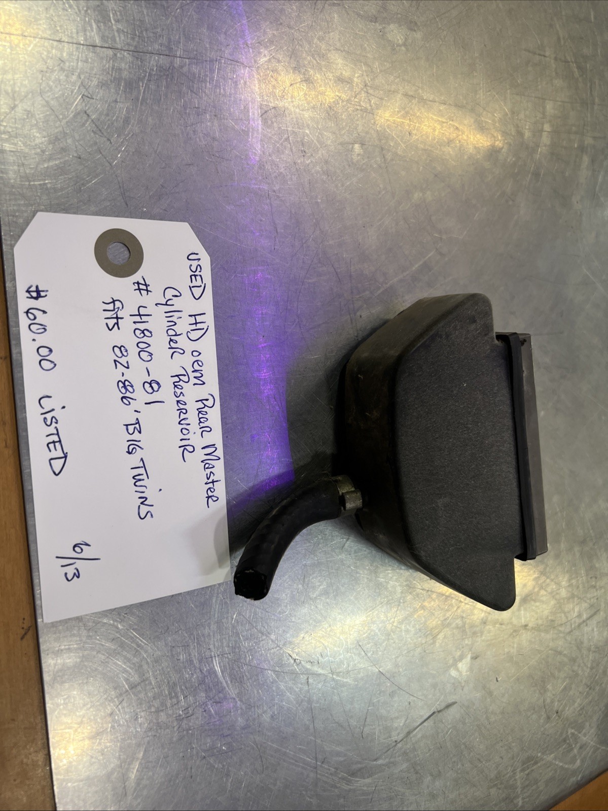 Harley Davidson oem Rear Master Cylinder Reservoir #41800-81