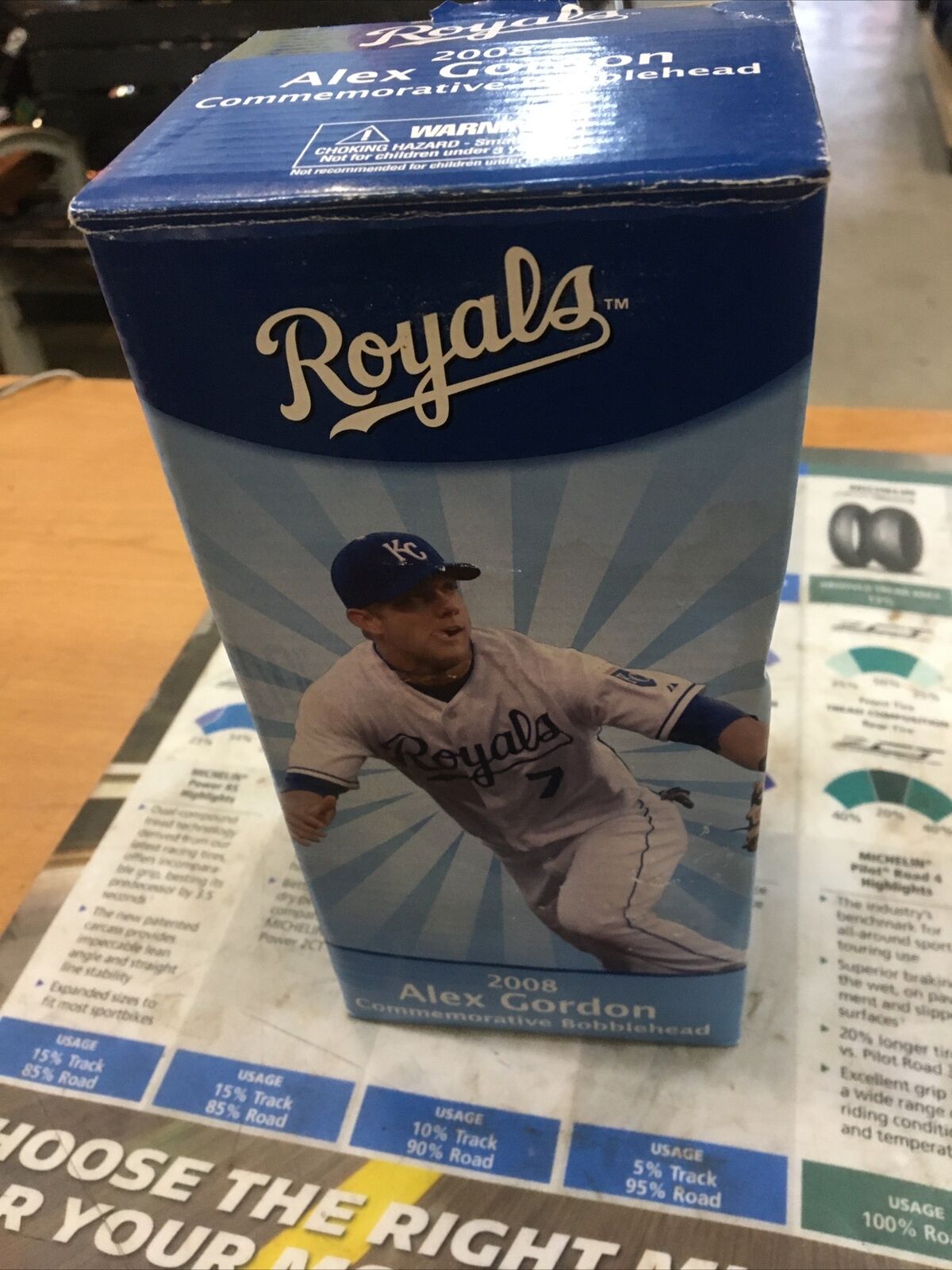 KC Royals Alex Gordon 2008 Commemorative Bobblehead