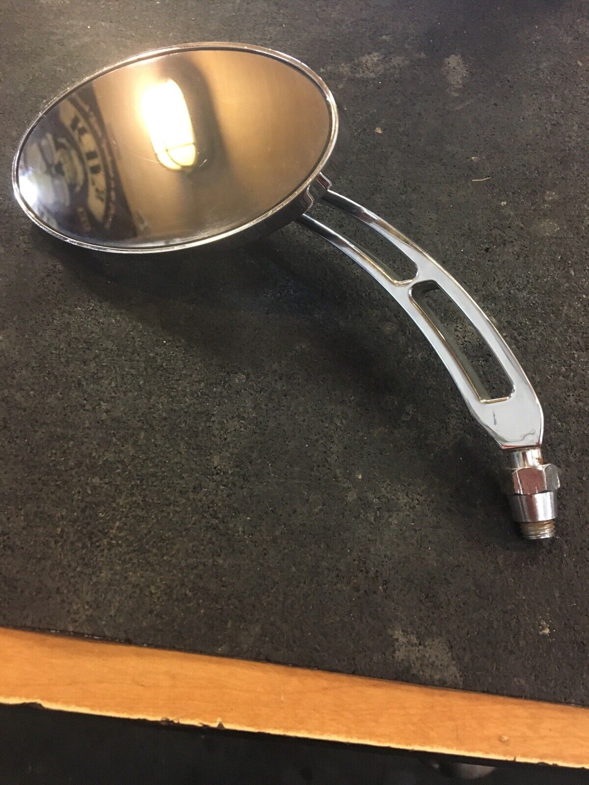 Pro-one Chrome Pro Street Oval Mirror LH