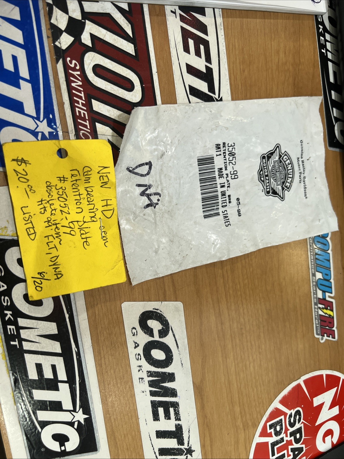 Harley Davidson oem Cam Bearing Retention Plate #35052-99