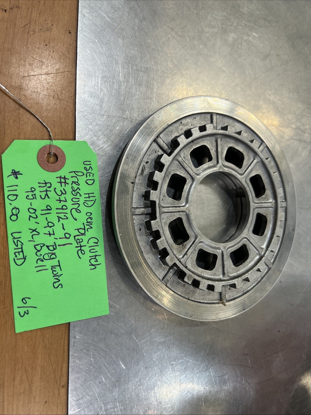 Harley Davidson oem Clutch Pressure Plate #37912-91