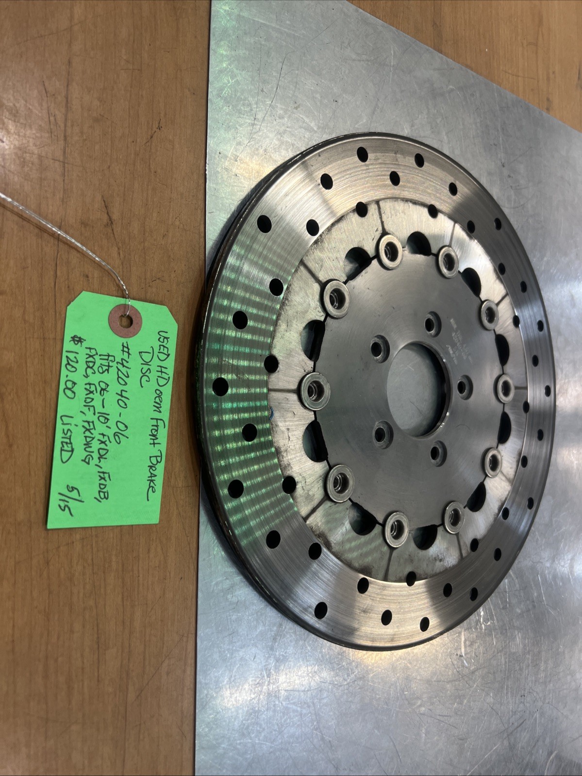 Harley Davidson oem Front Brake Disc #42040-06