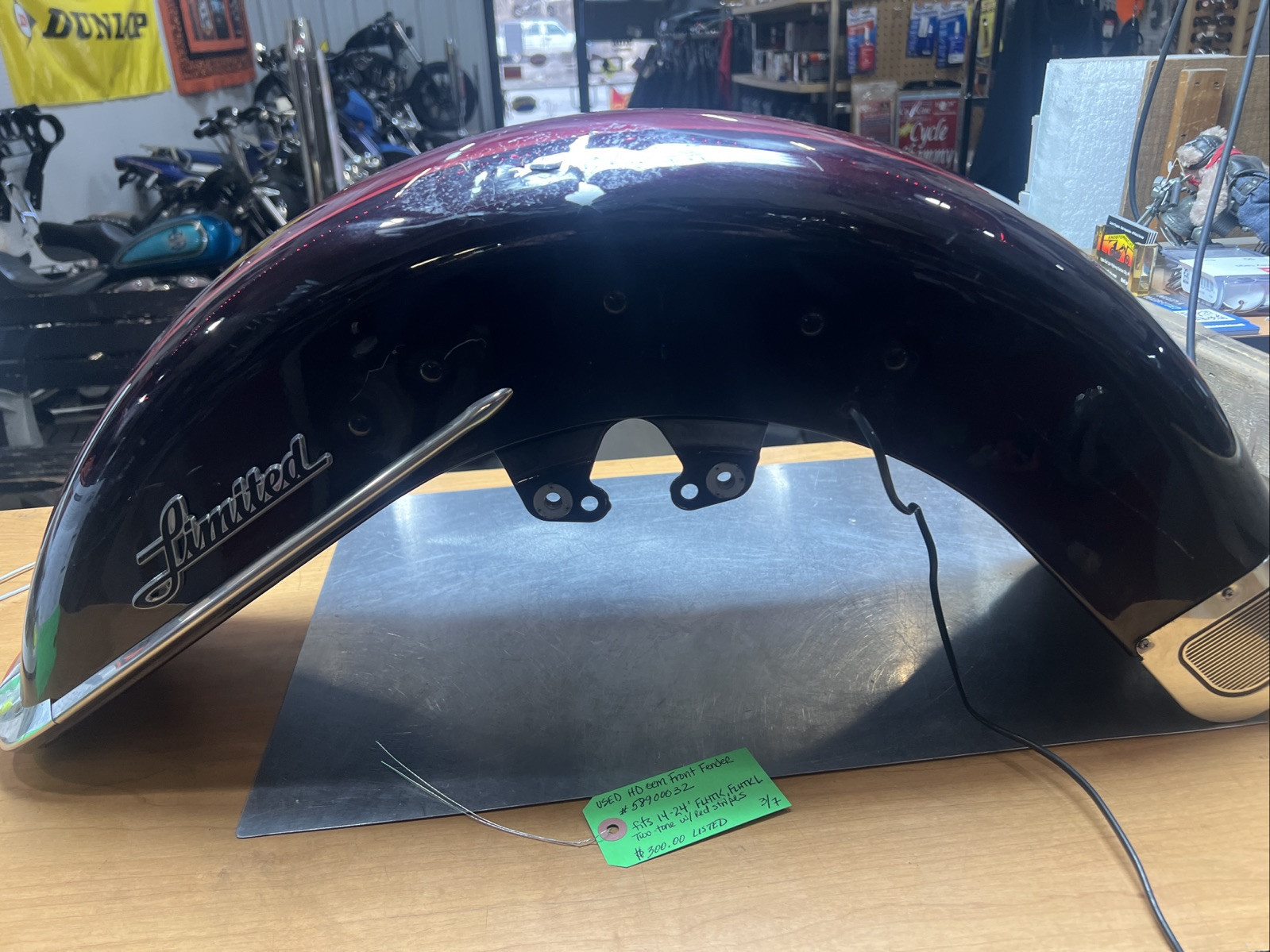 Harley Davidson oem Front Fender #58900032