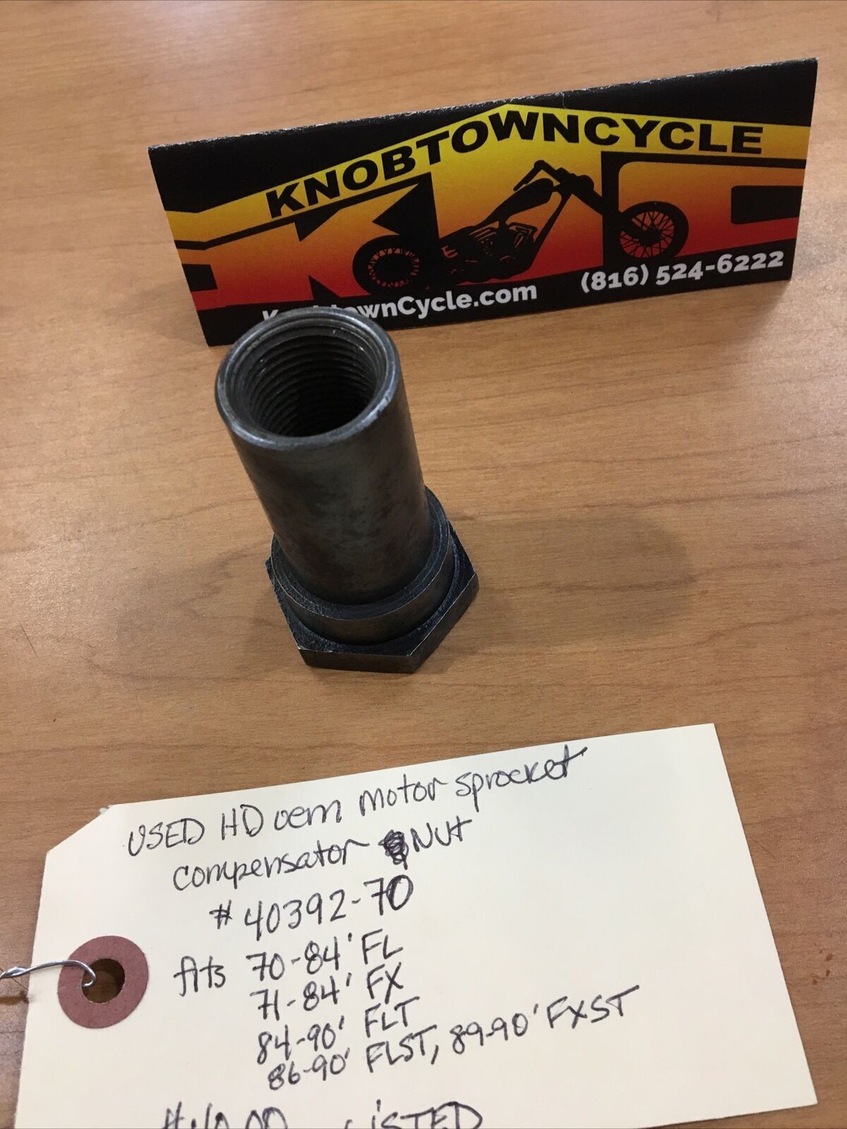 Harley Davidson oem Motor Sprocket Compensator Nut #40392-70