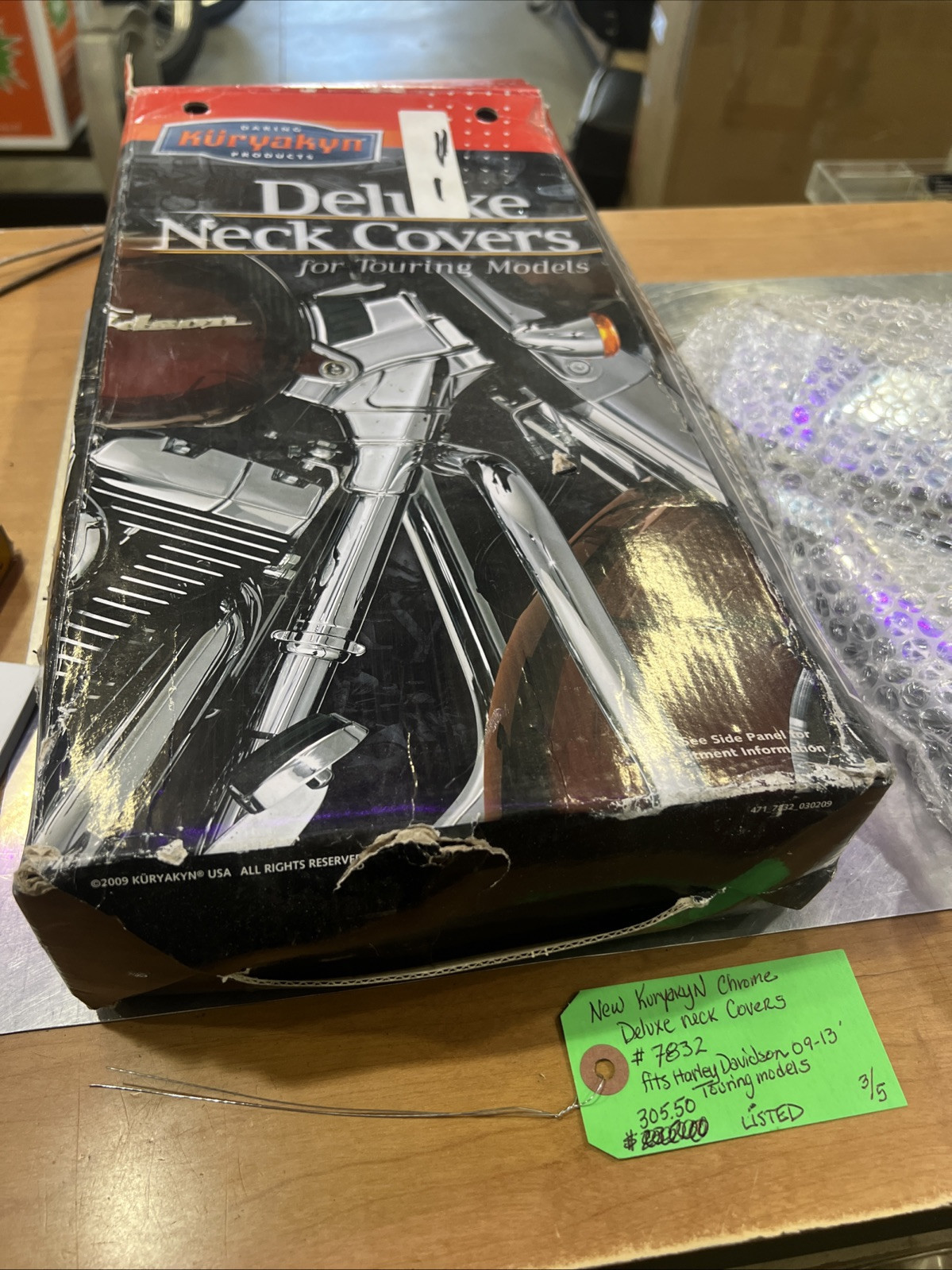 Kuryakyn Chrome Deluxe Neck Covers #7832