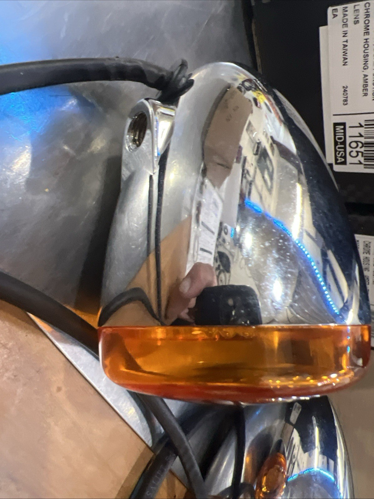 V-Factor Chrome LED Front Turn Signals #11651