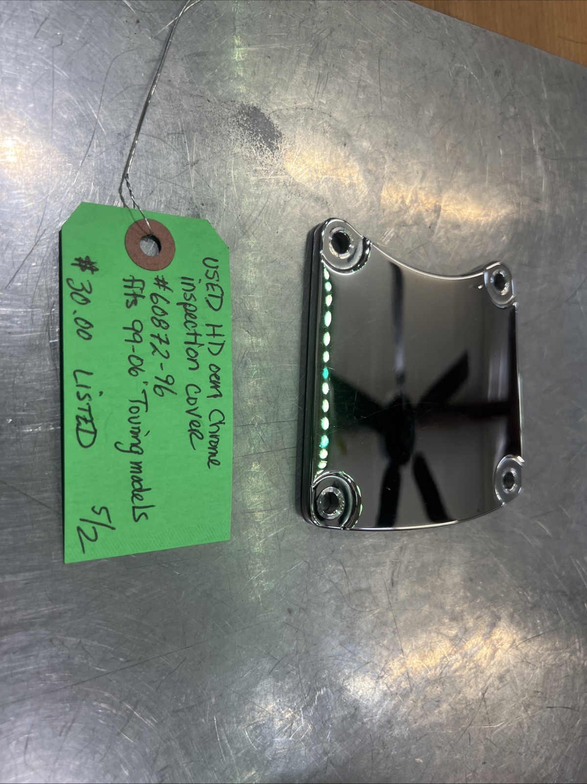 Harley Davidson oem Chrome Inspection Cover #60872-96