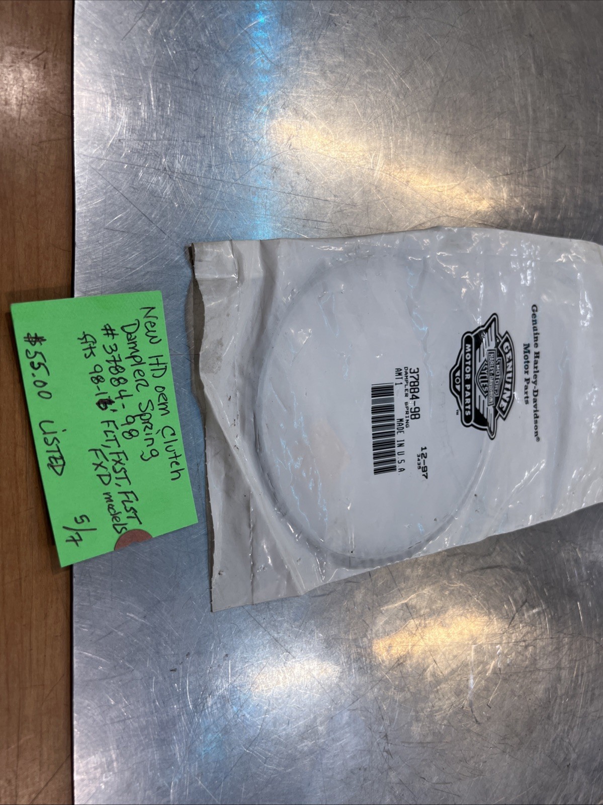 Harley Davidson oem Clutch Dampler Spring #37884-98