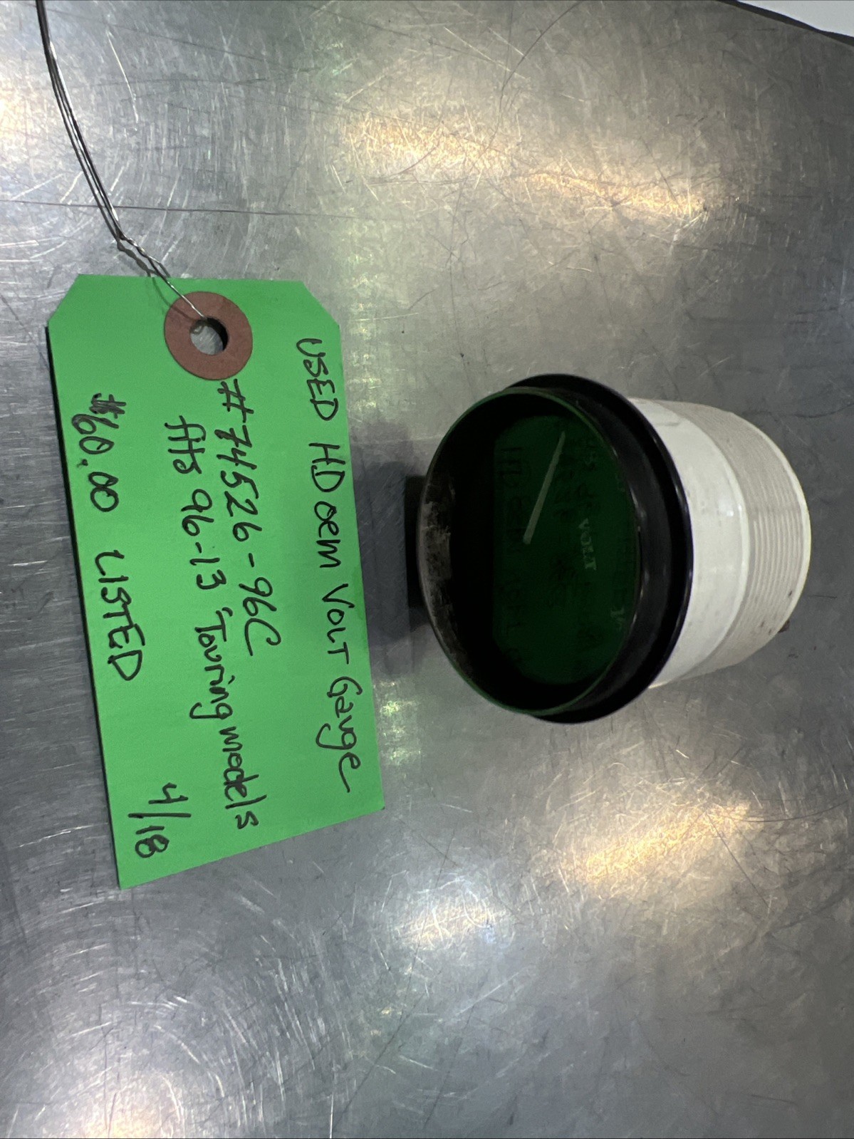 Harley Davidson oem Volt Gauge #74526-96C