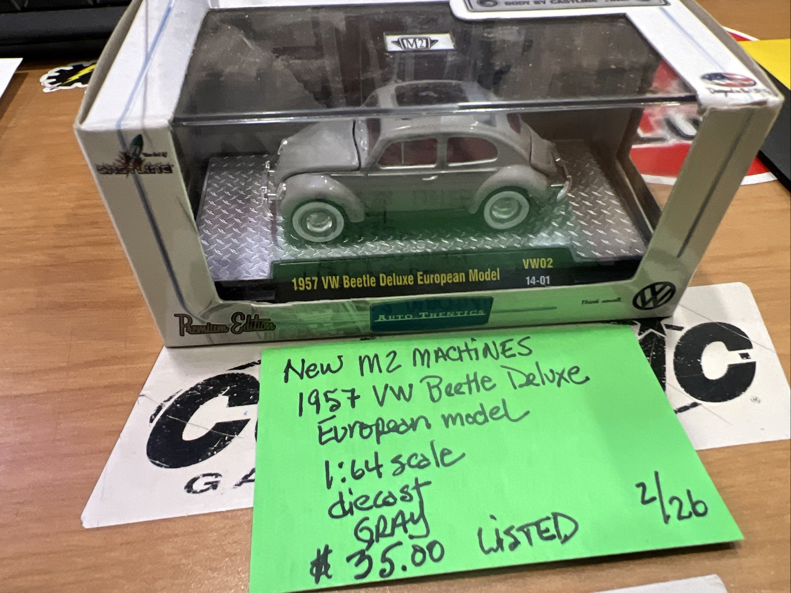 M2 Machines 1957 VW Beetle Deluxe European Model