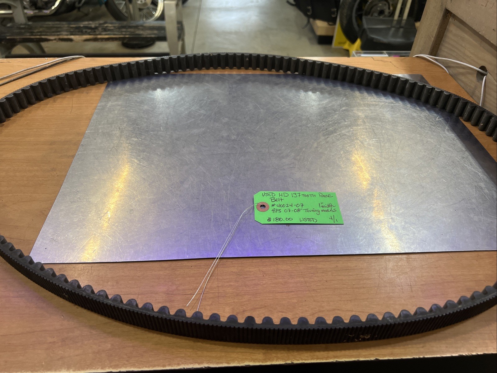 Harley Davidson 137 Tooth Rear Belt #40024-07