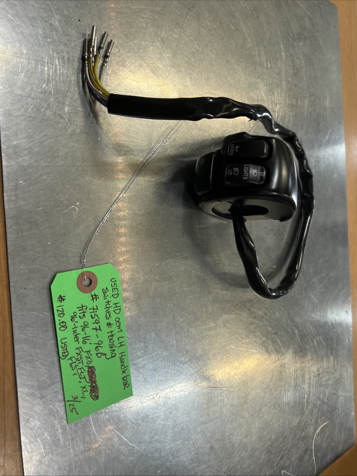 Harley Davidson oem LH Handlebar Switches & Housing #71597-96B