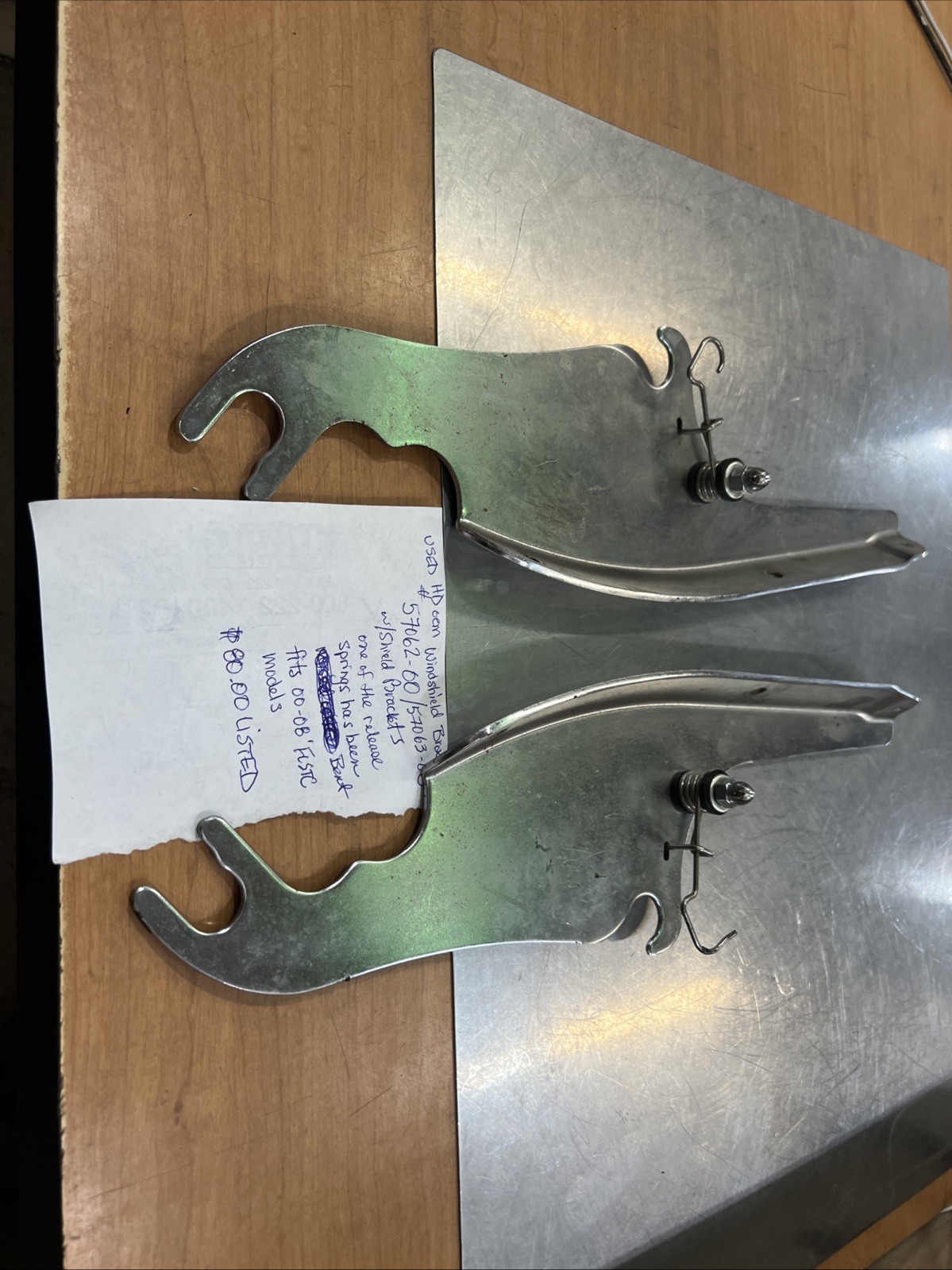 Harley Davidson oem Windshield Brackets #57062-00/57063-00