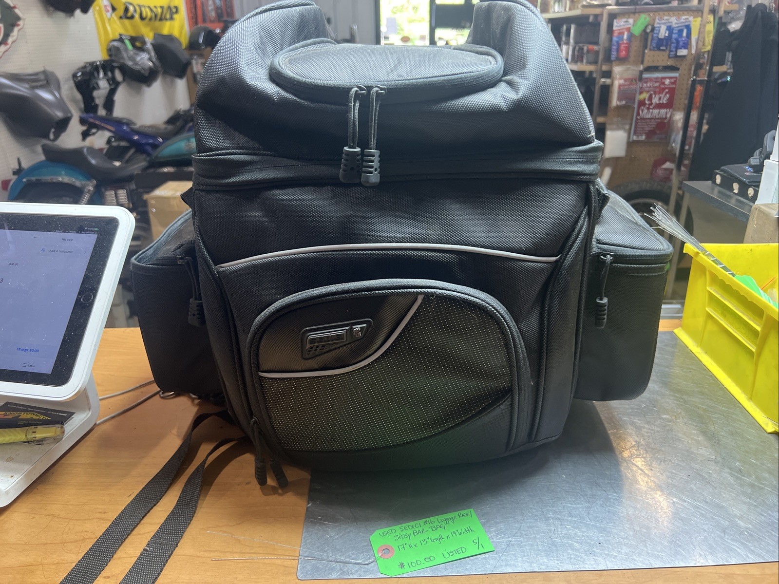 Sedici #16 Luggage Rack/Sissybar Bag