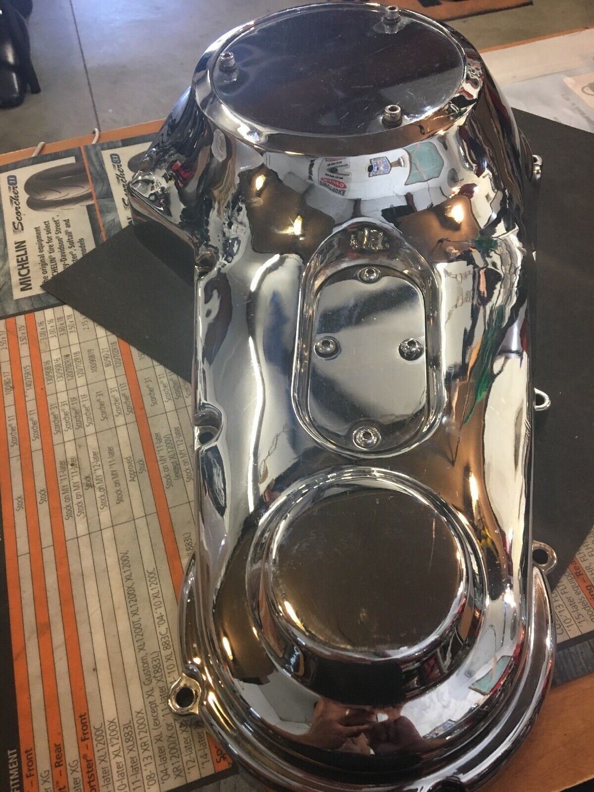 Chrome Outer Primary Cover For Harley Davidson