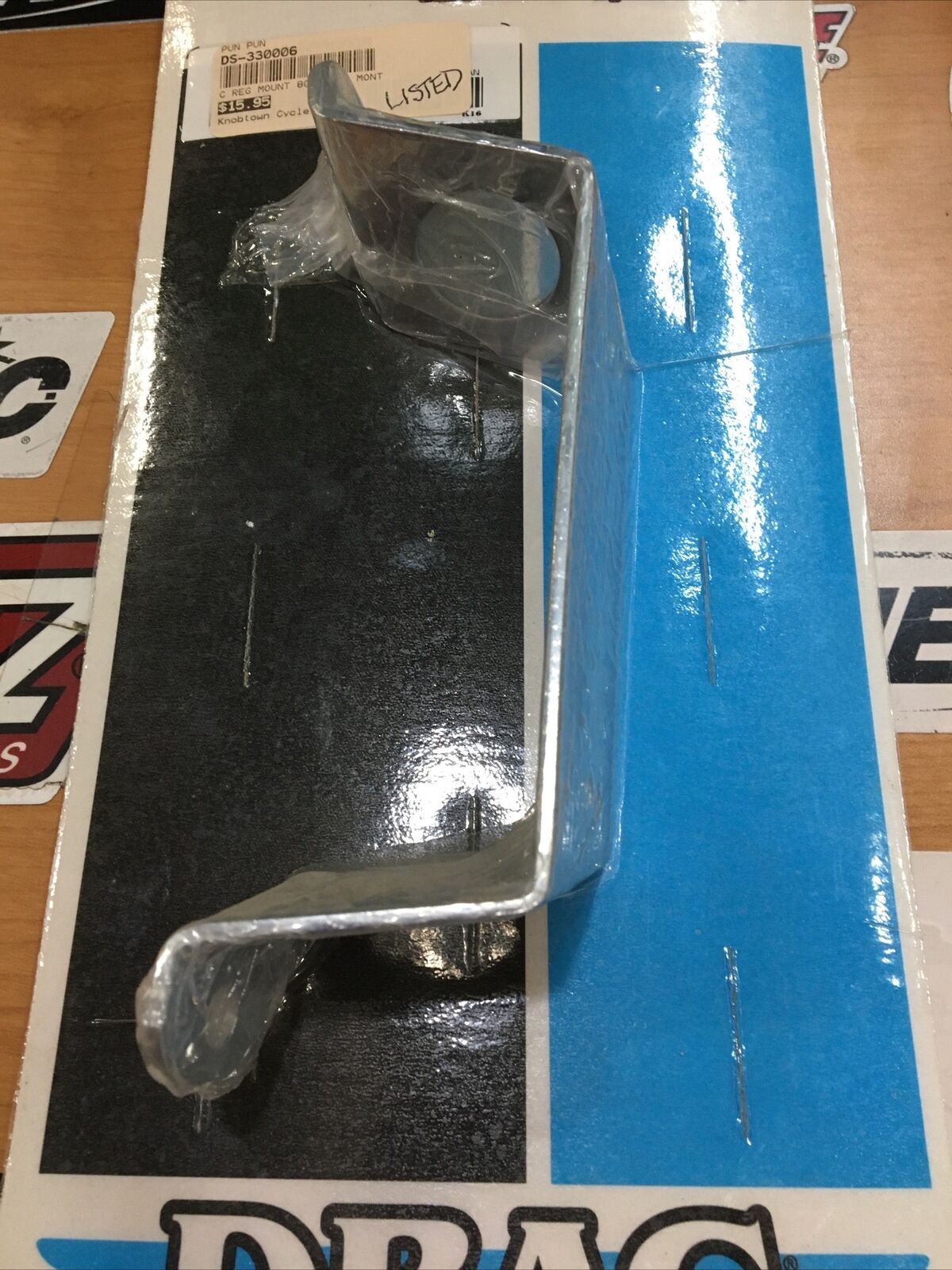 Chrome Regulator Mount For Harley #DS-330006