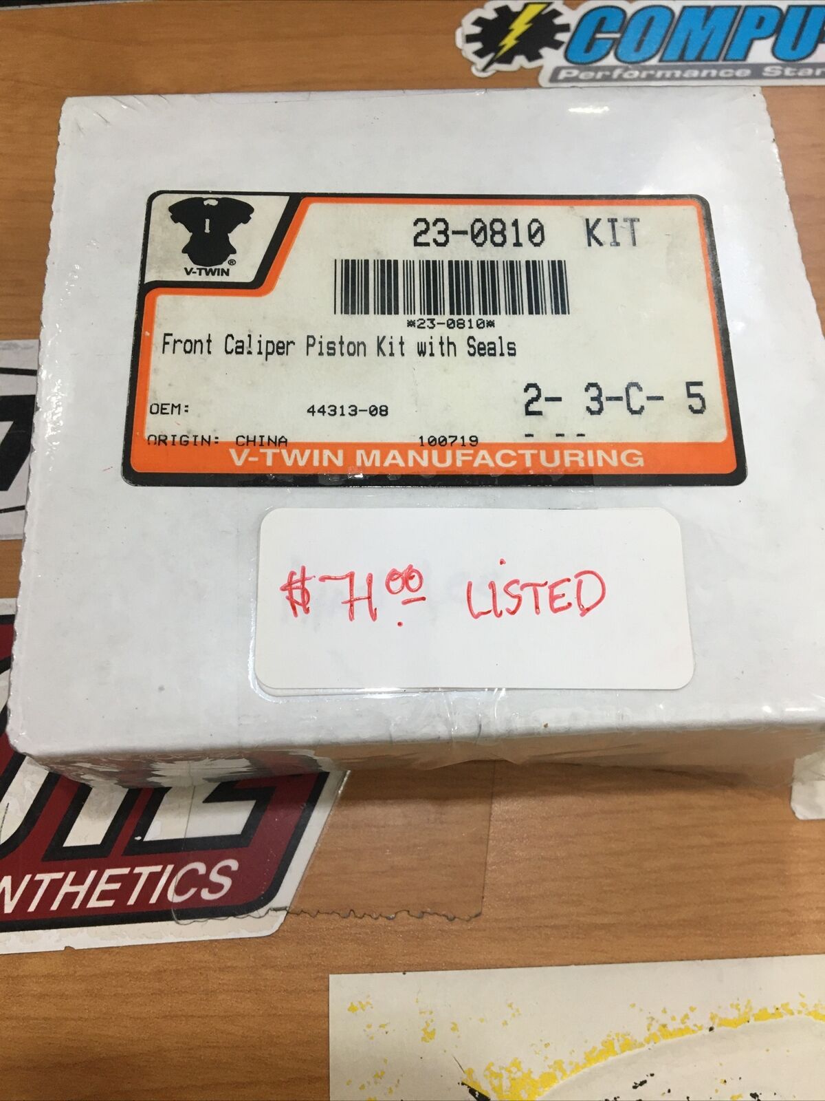 Front Caliper Piston Kit With Seals For Harley #23-0810