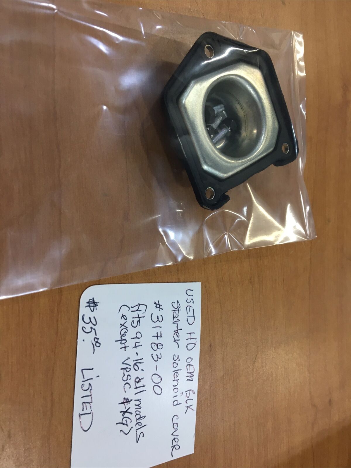 Harley Davidson OEM Blk starter solenoid cover #31783-00